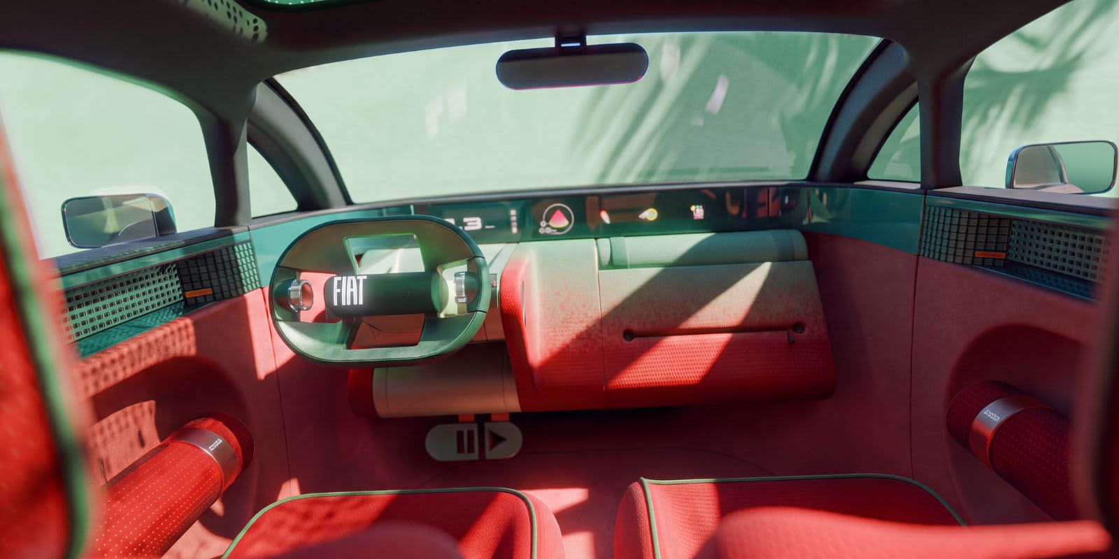 Fiat Multiplay Innenraum Cockpit.