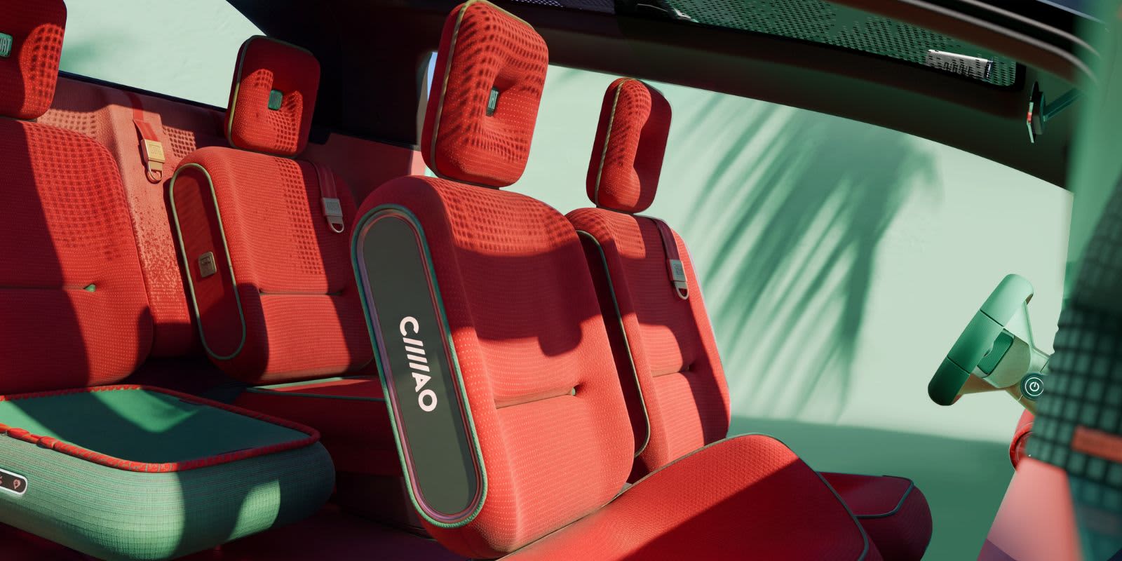 Fiat Multiplay Innenraum Sitze.