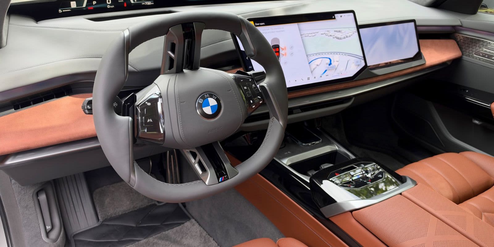 Bmw 7er Innenraum Cockpit.