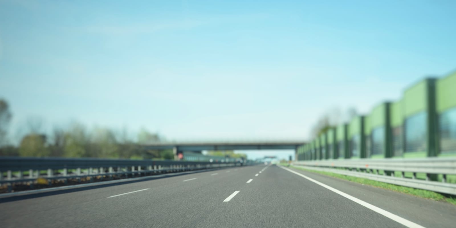 Autobahn Seitenstreifen Standstreifen