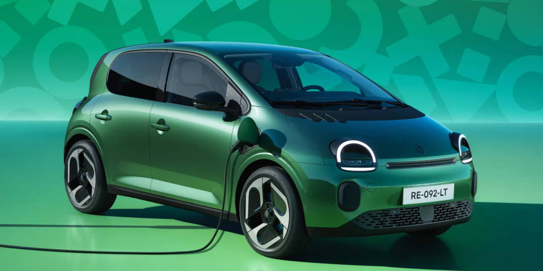 Renault Twingo E-Tech seitliche Frontansicht