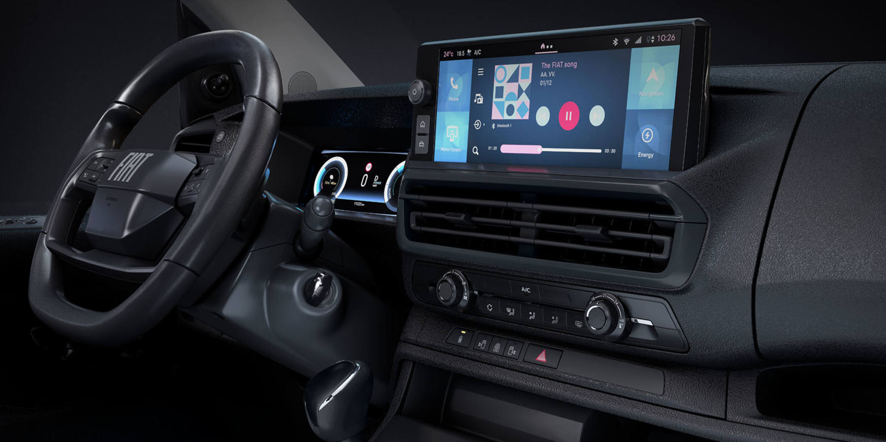 Fiat E-Scudo Kastenwagen Innenraum Cockpit