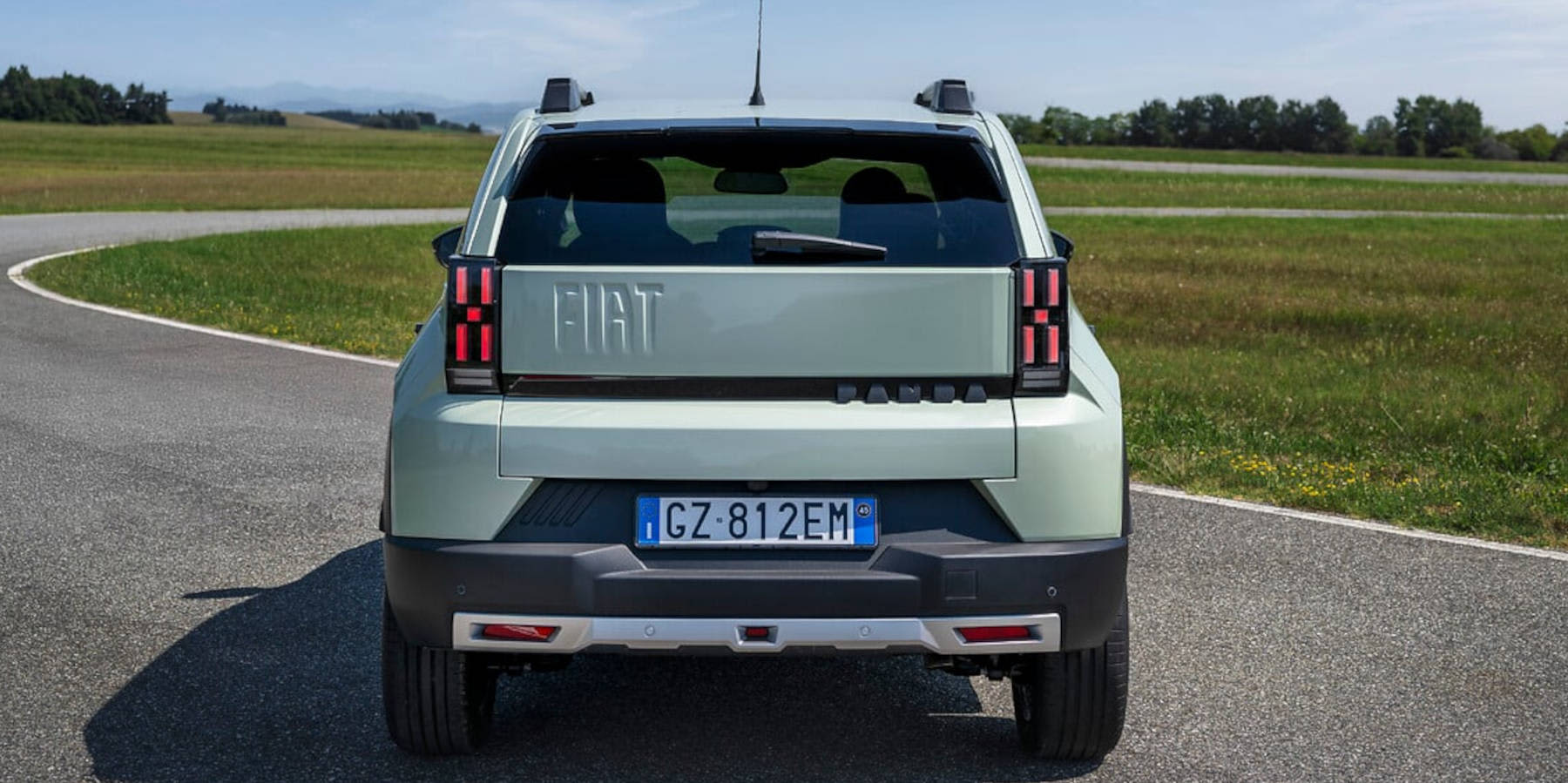 Fiat Grande Panda Heckansicht Totale