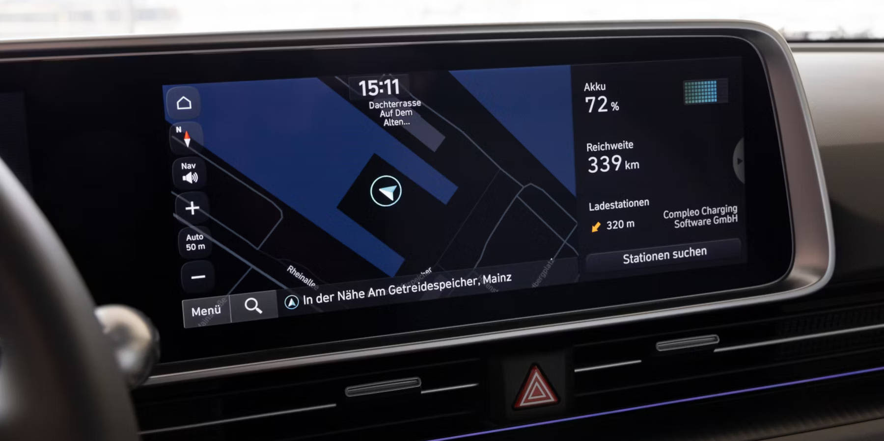 Hyundai Ioniq 6 Innenraum Monitoranzeige