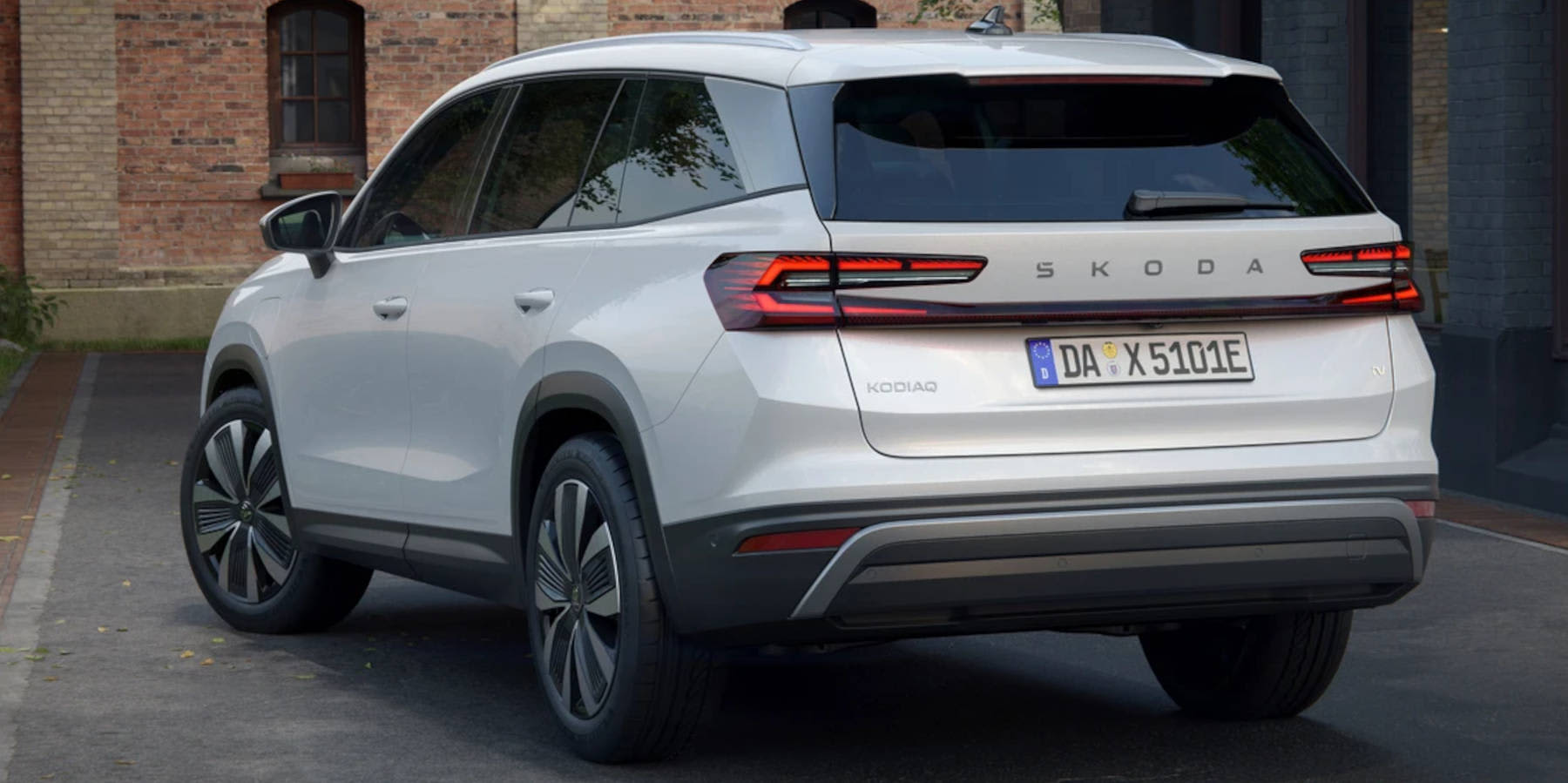 Skoda Kodiaq IV Plug-in-Hybrid Heckansicht