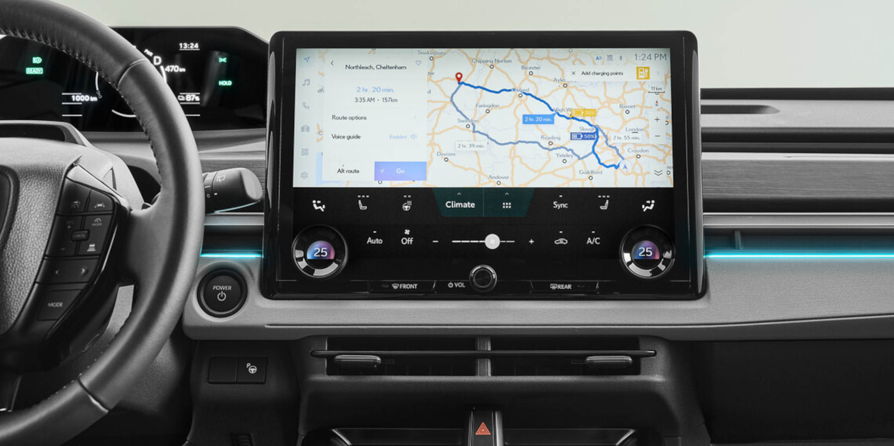 Toyota C-HR+ Innenraum Infotainment 