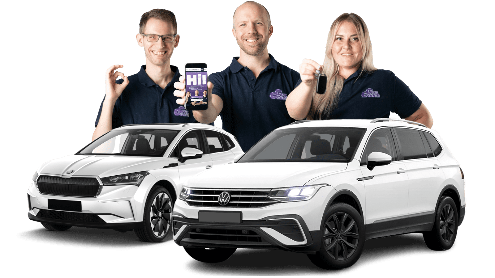 CarCoach Gruppenbild mit Autos - David Philipp Evelin