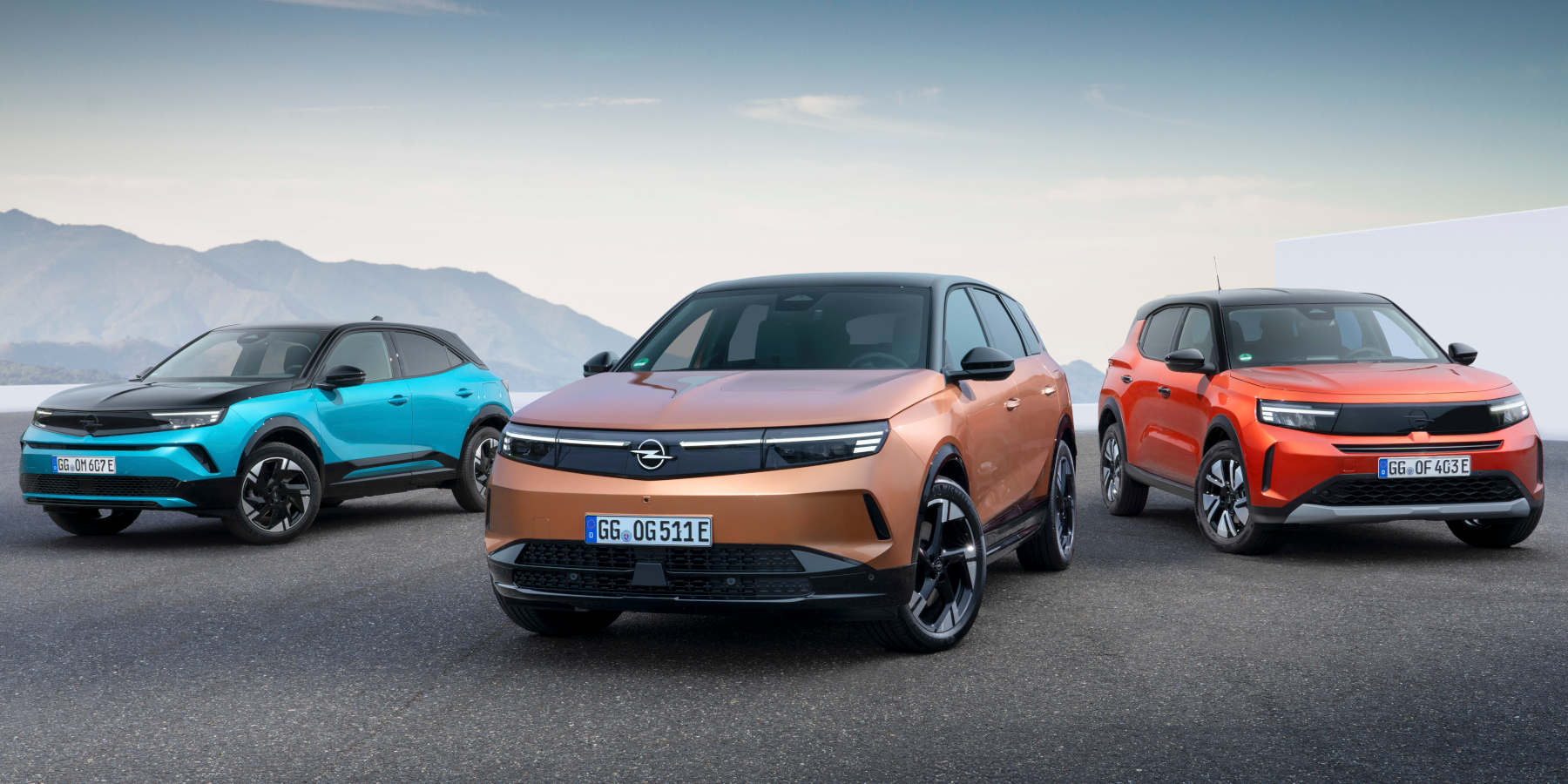 Opel SUVs Grandland, Frontera und Mokka