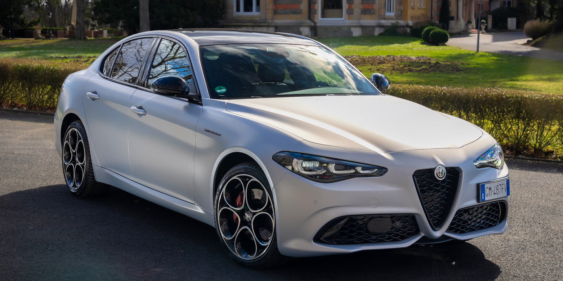 Alfa Romeo Giulia in Weiß