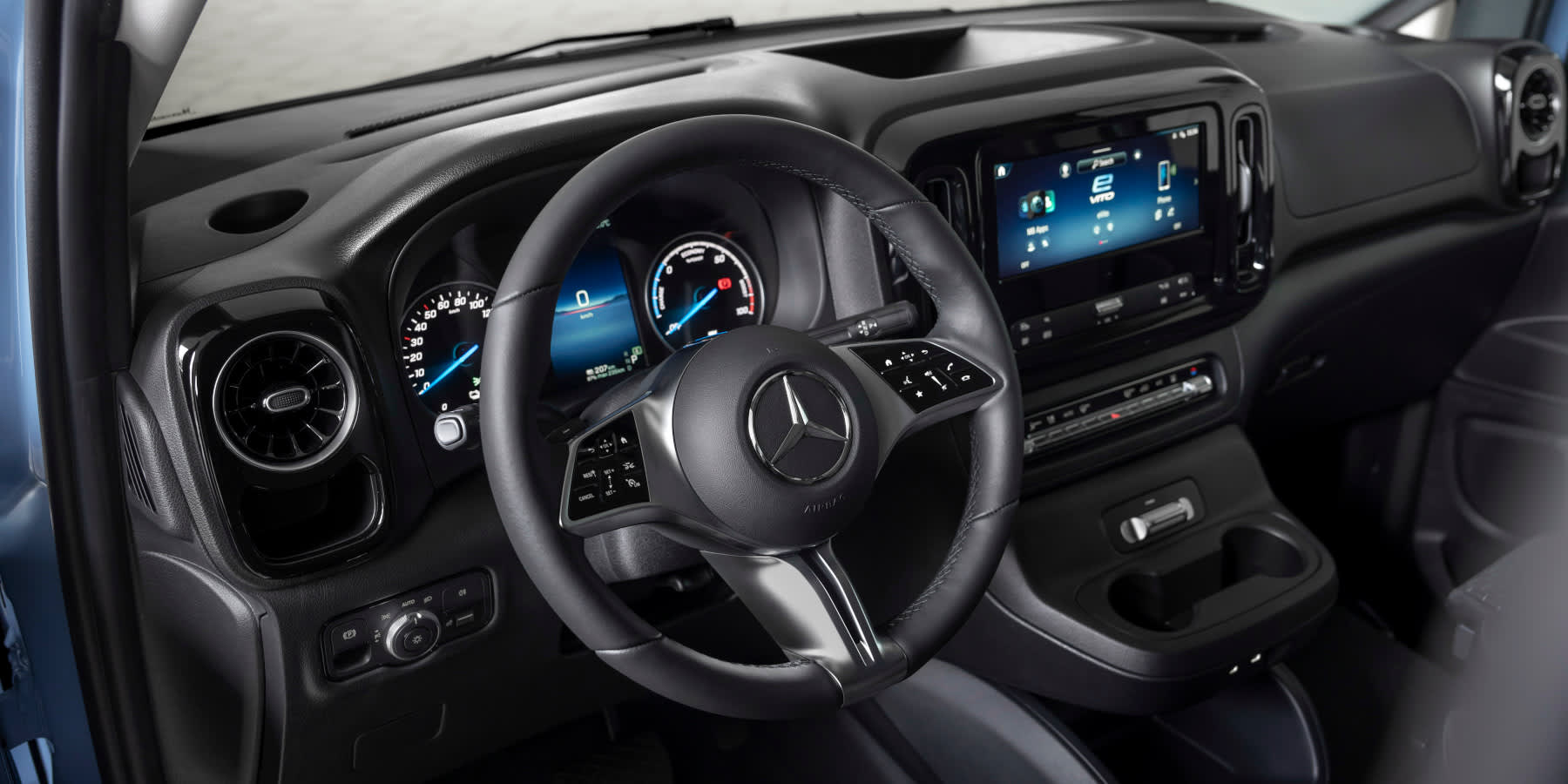 Mercedes-Benz eVito Kastenwagen Innenraum Cockpit