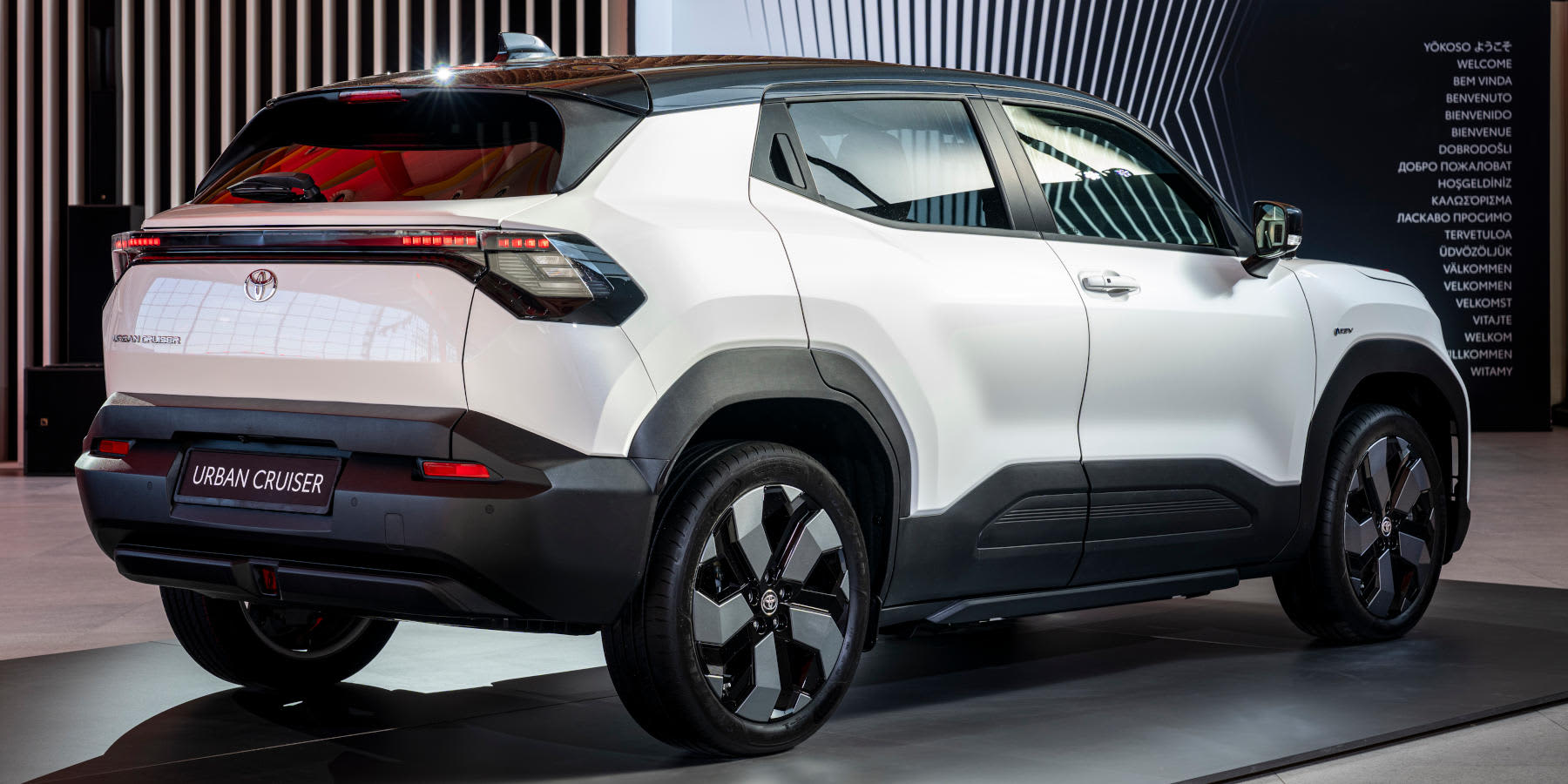 Toyota Urban Cruiser seitliche Heckansicht