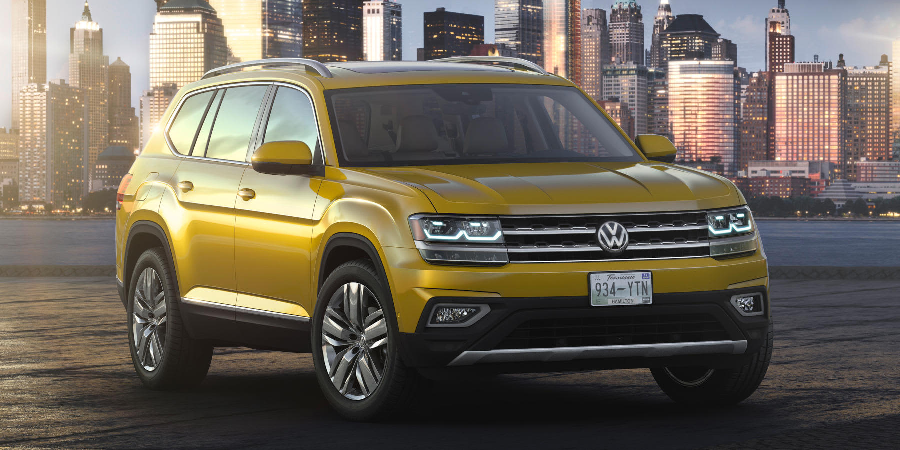 VW Atlas vor Skyline