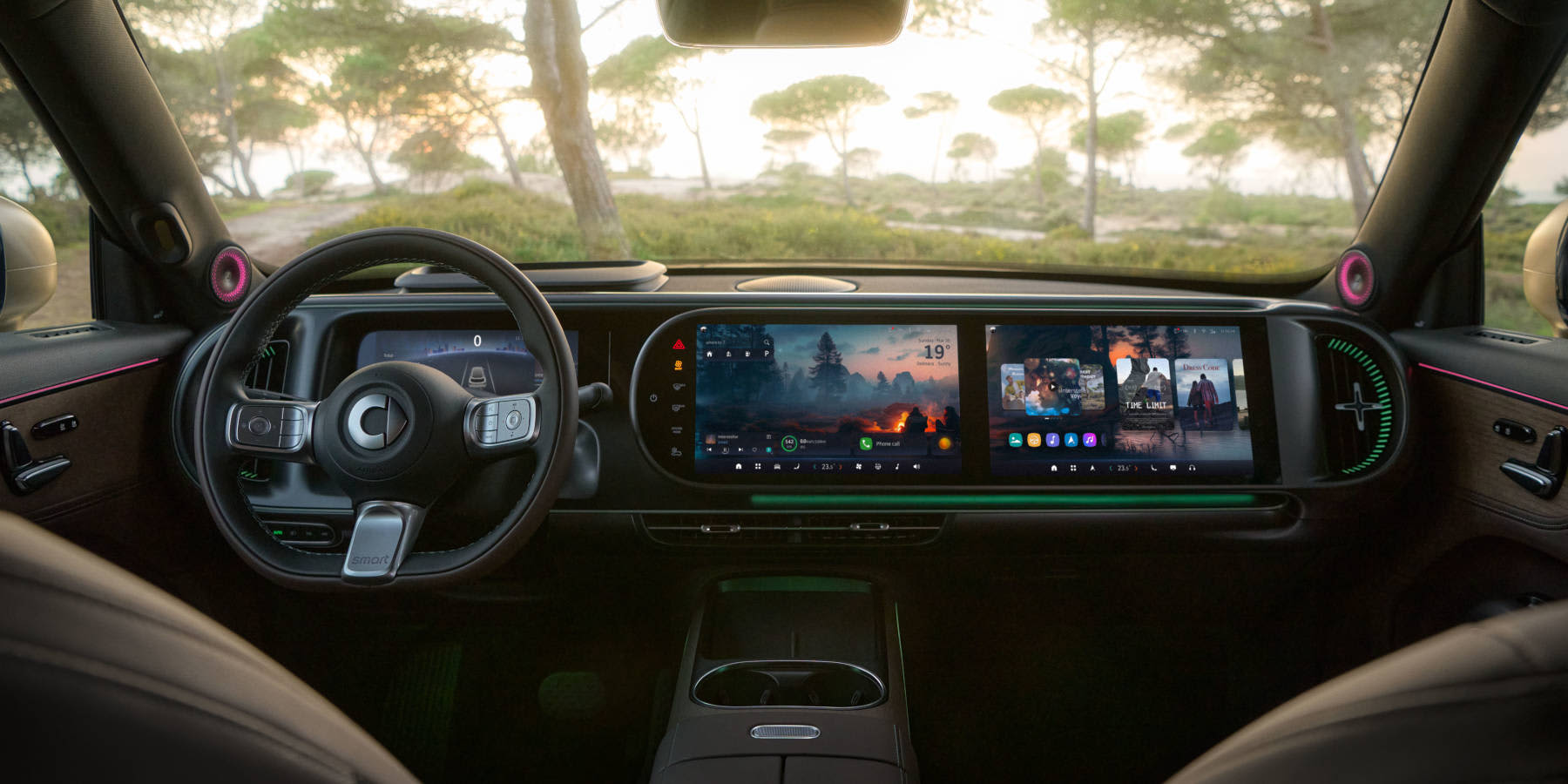 Smart #5 Innenraum: Blick aufs Cockpit