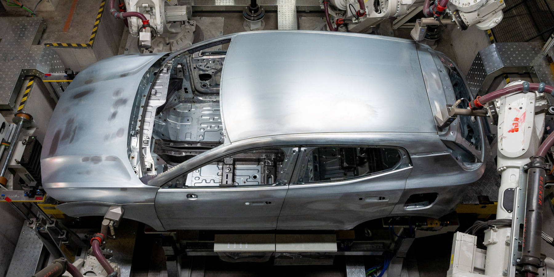 Volvo EX30 Produktion im Werk Gent Karosse