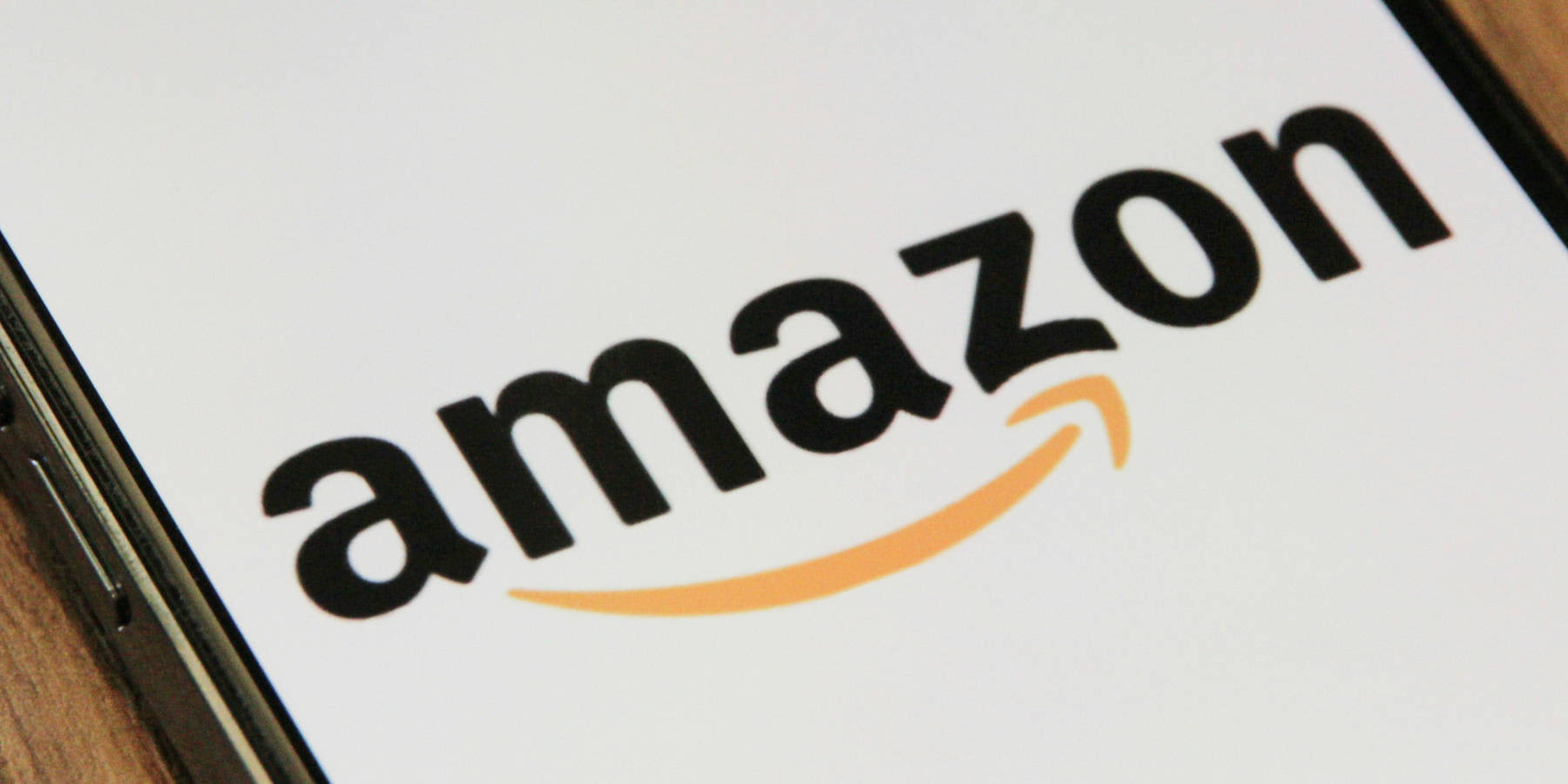 Amazon Logo auf einem Handy