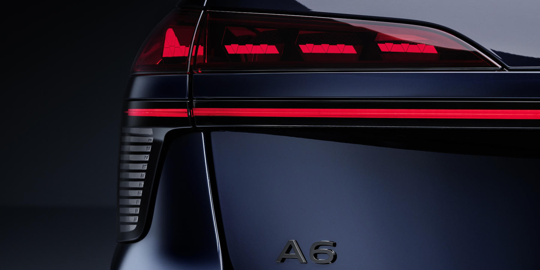 Audi A6 Limousine Teaser: Heckleuchte