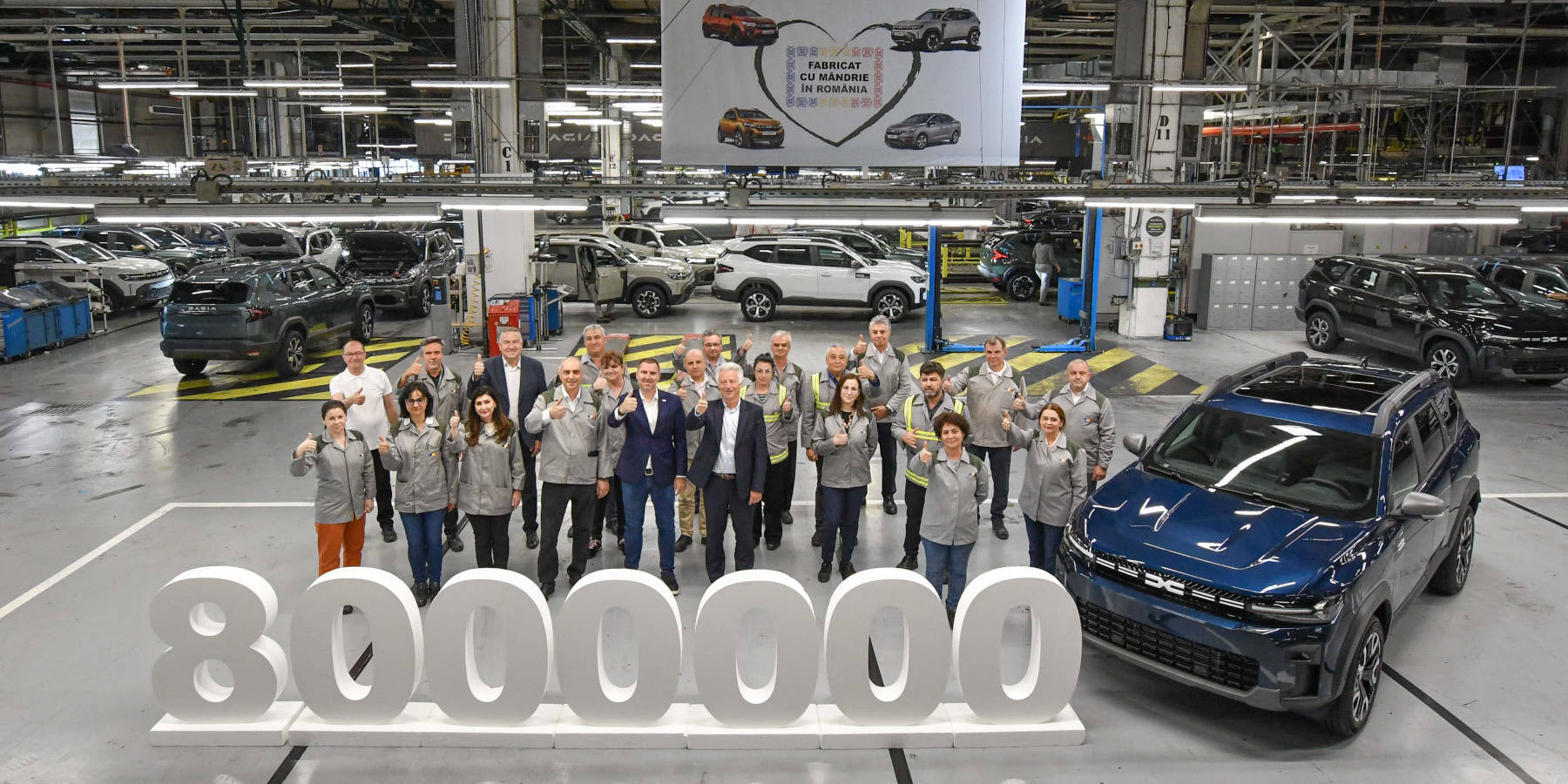 Dacia Bigster: Jubiläum wird im Werk gefeiert