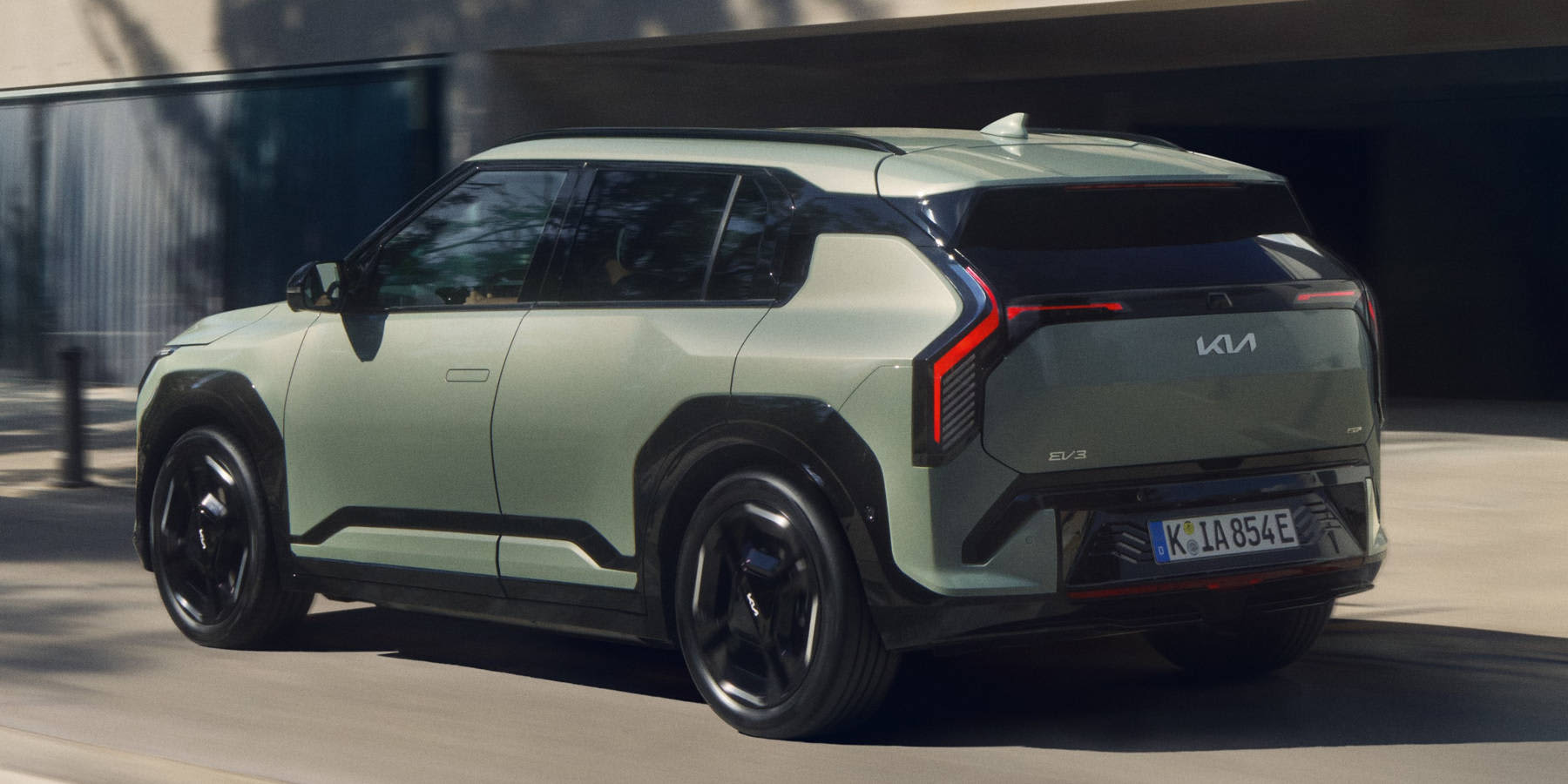 Kia EV3 Heckansicht
