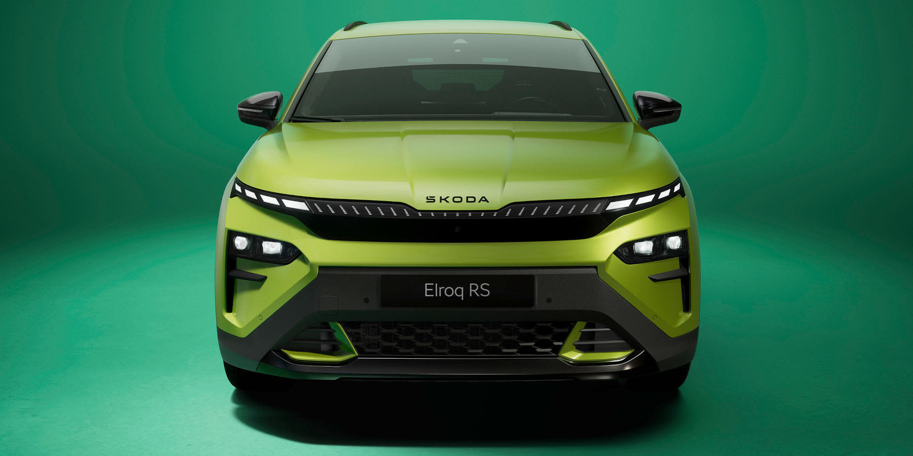 Skoda Elroq RS Frontale Ansicht