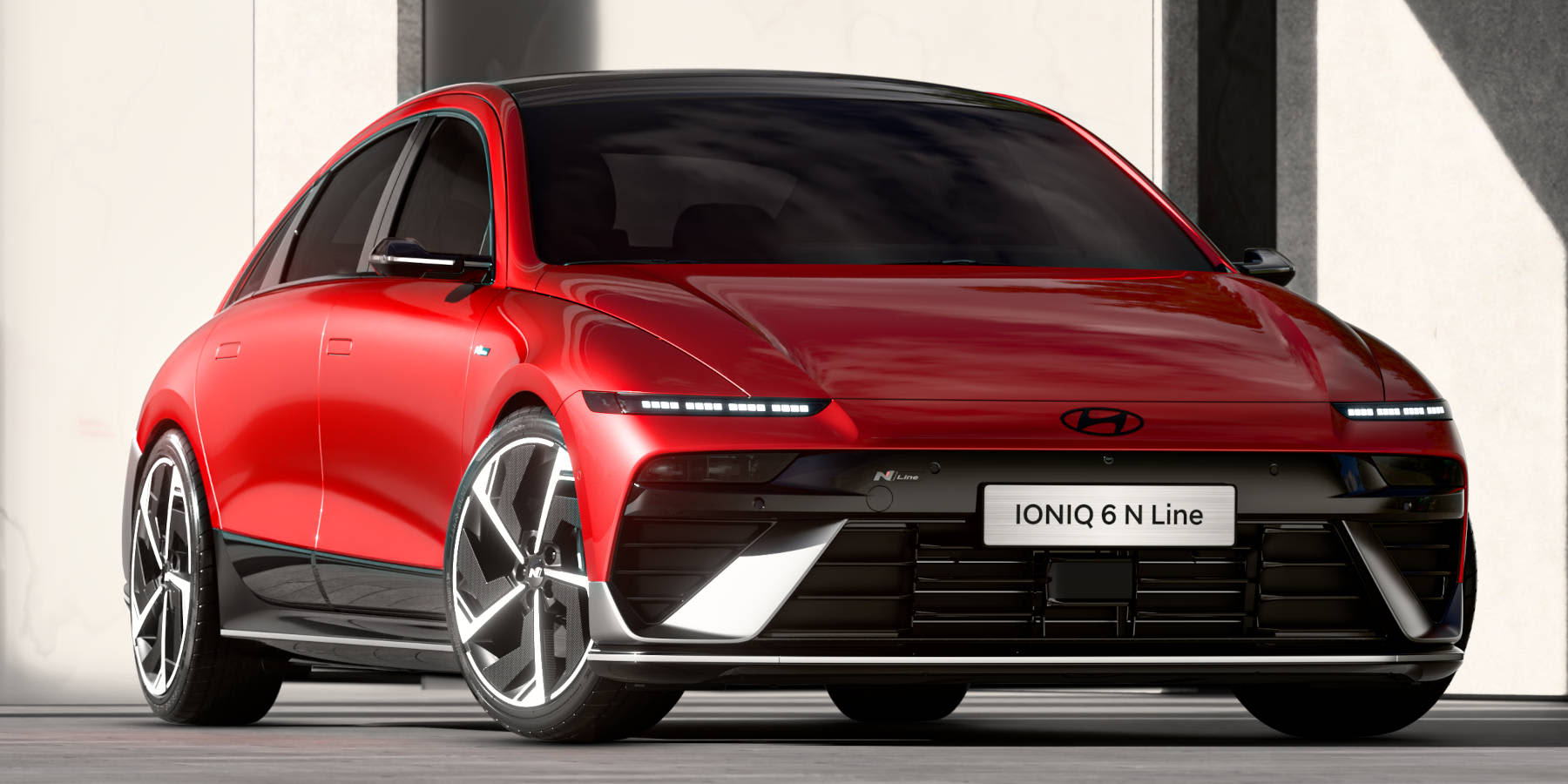 Hyundai Ioniq 6 N Line Frontansicht