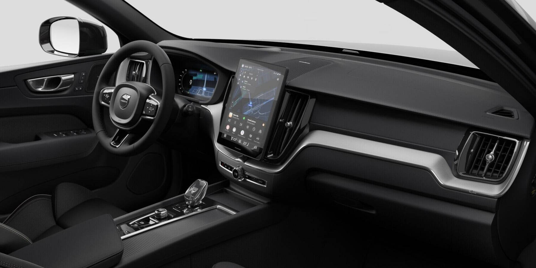 Volvo XC60 Black Edition Innenraum Cockpit