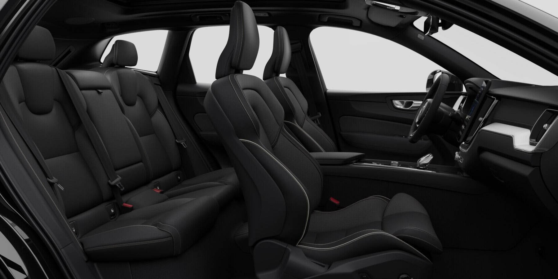 Volvo XC60 Black Edition Innenraum Seitenansicht