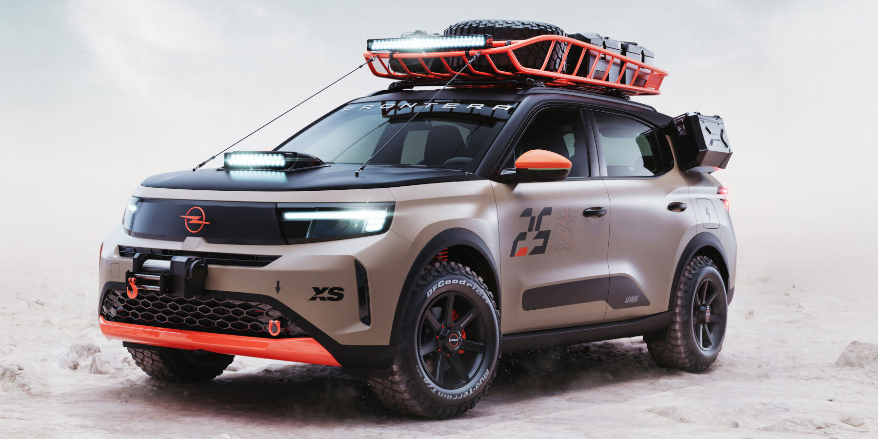 Opel Frontera Gravel Front seitlich