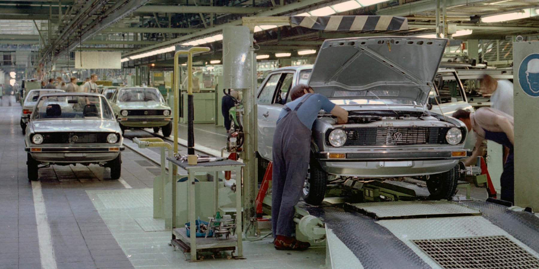 VW Polo: Produktion im Werk 1970er Jahre