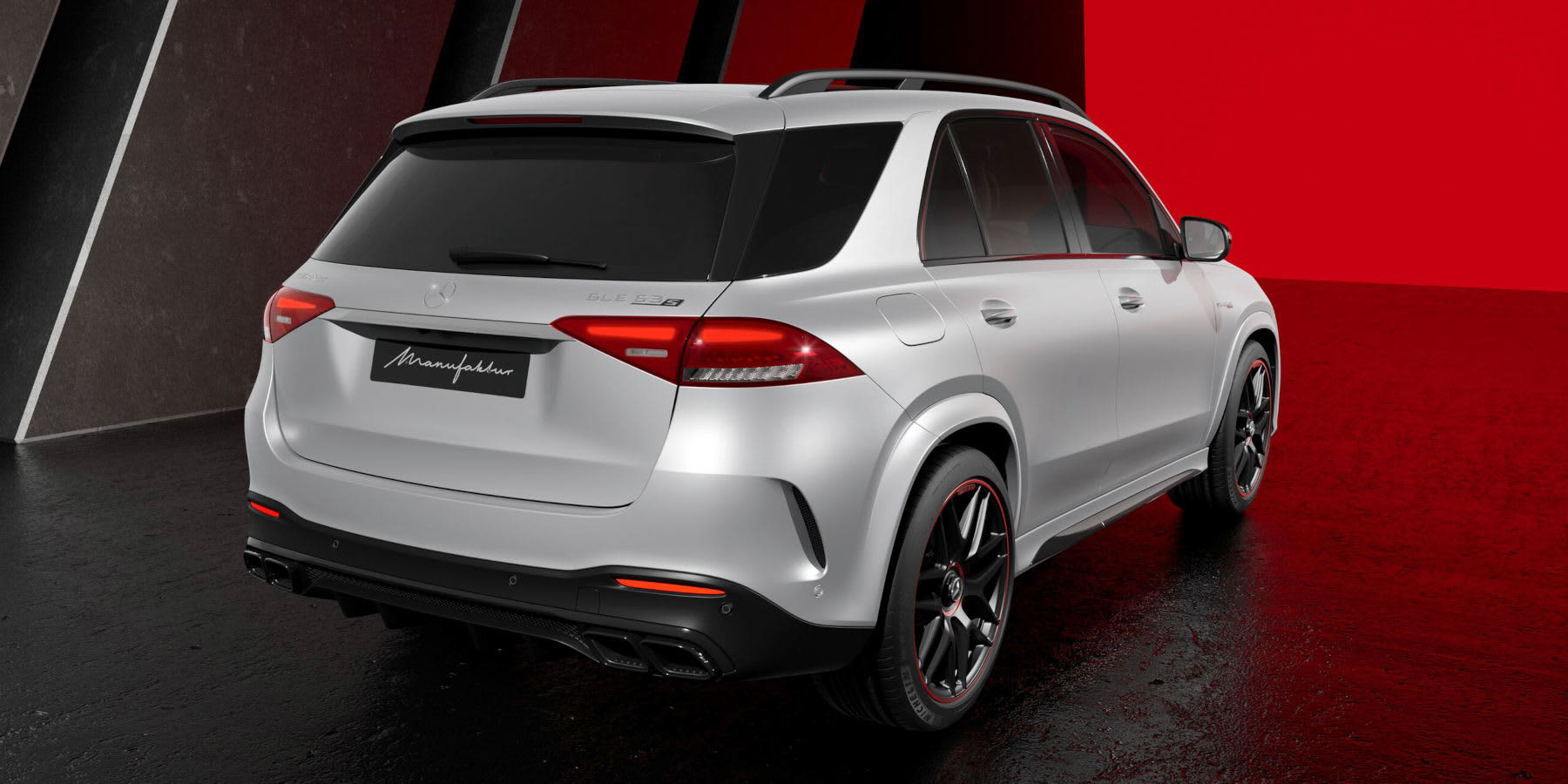 Mercedes-AMG Manufaktur Arctic Silver Heck