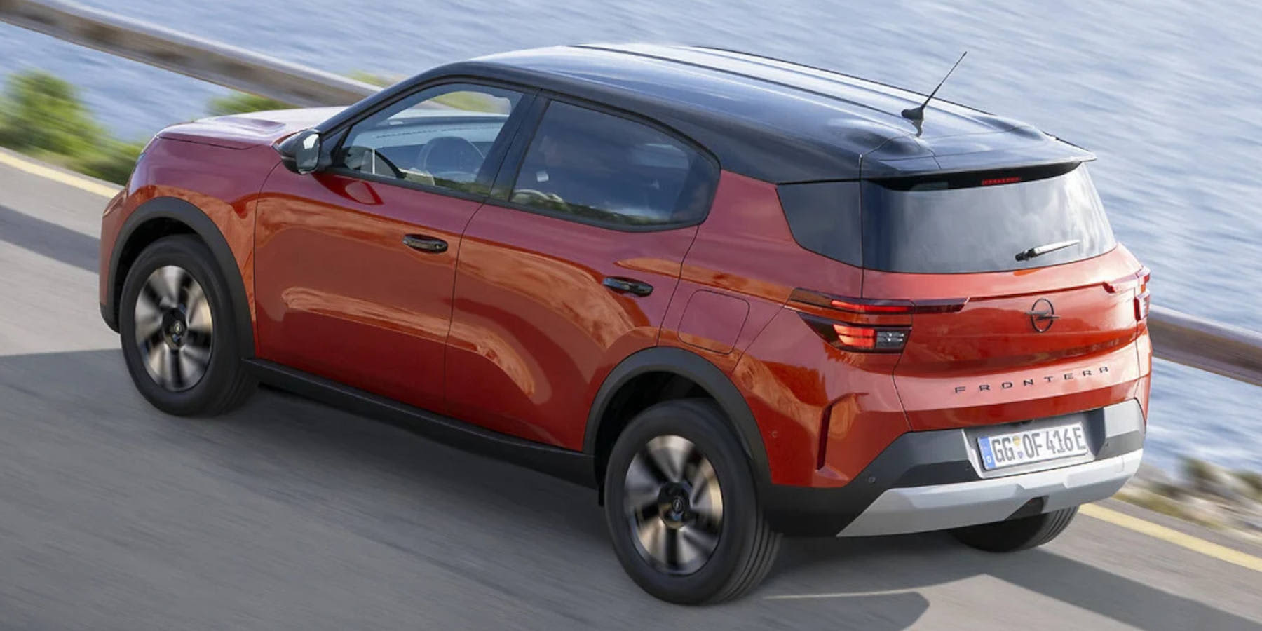 Opel Frontera Electric Schrägansicht von hinten