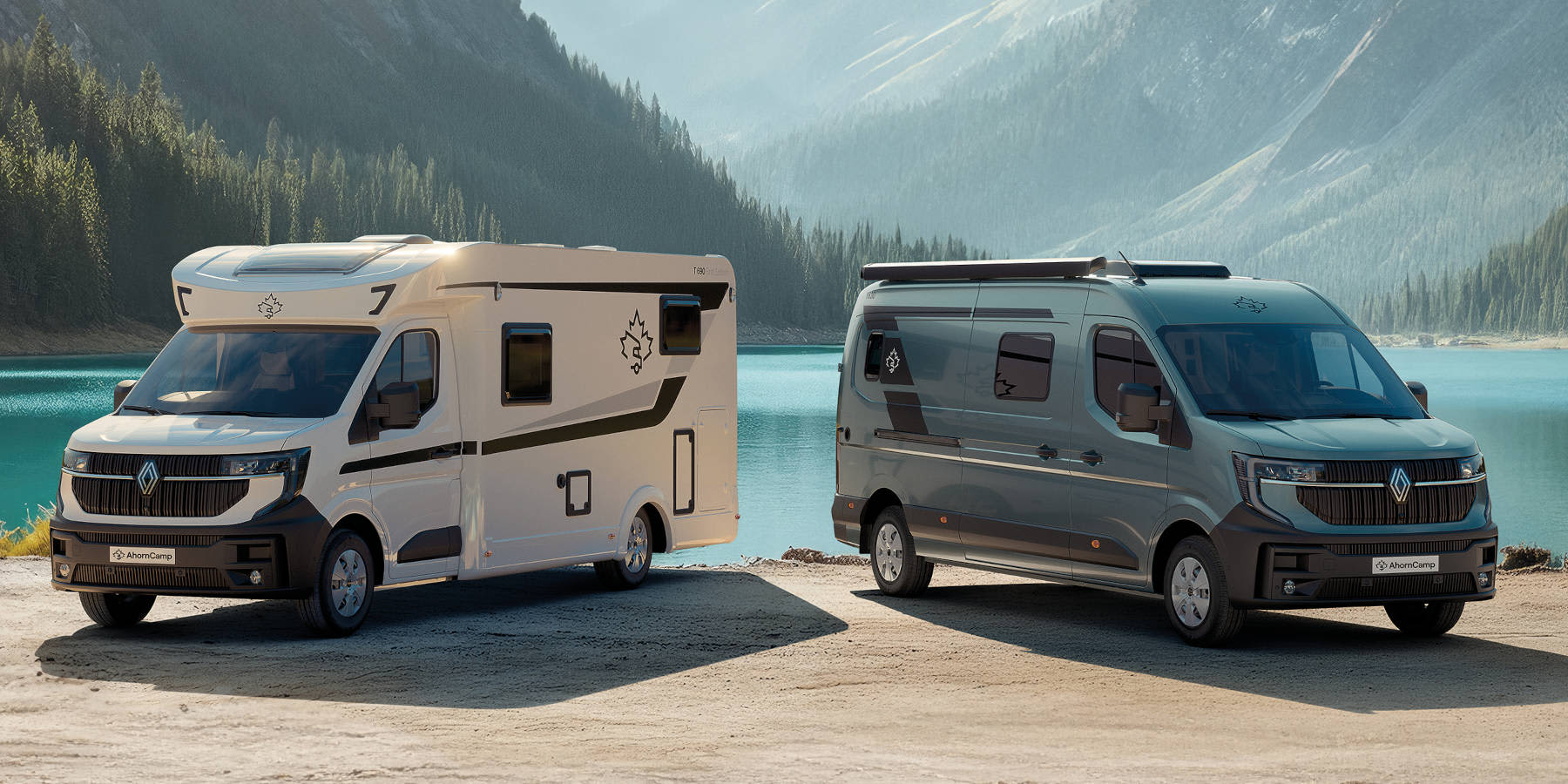 Bild Reisemobilreihe von Renault und Ahorn Camp