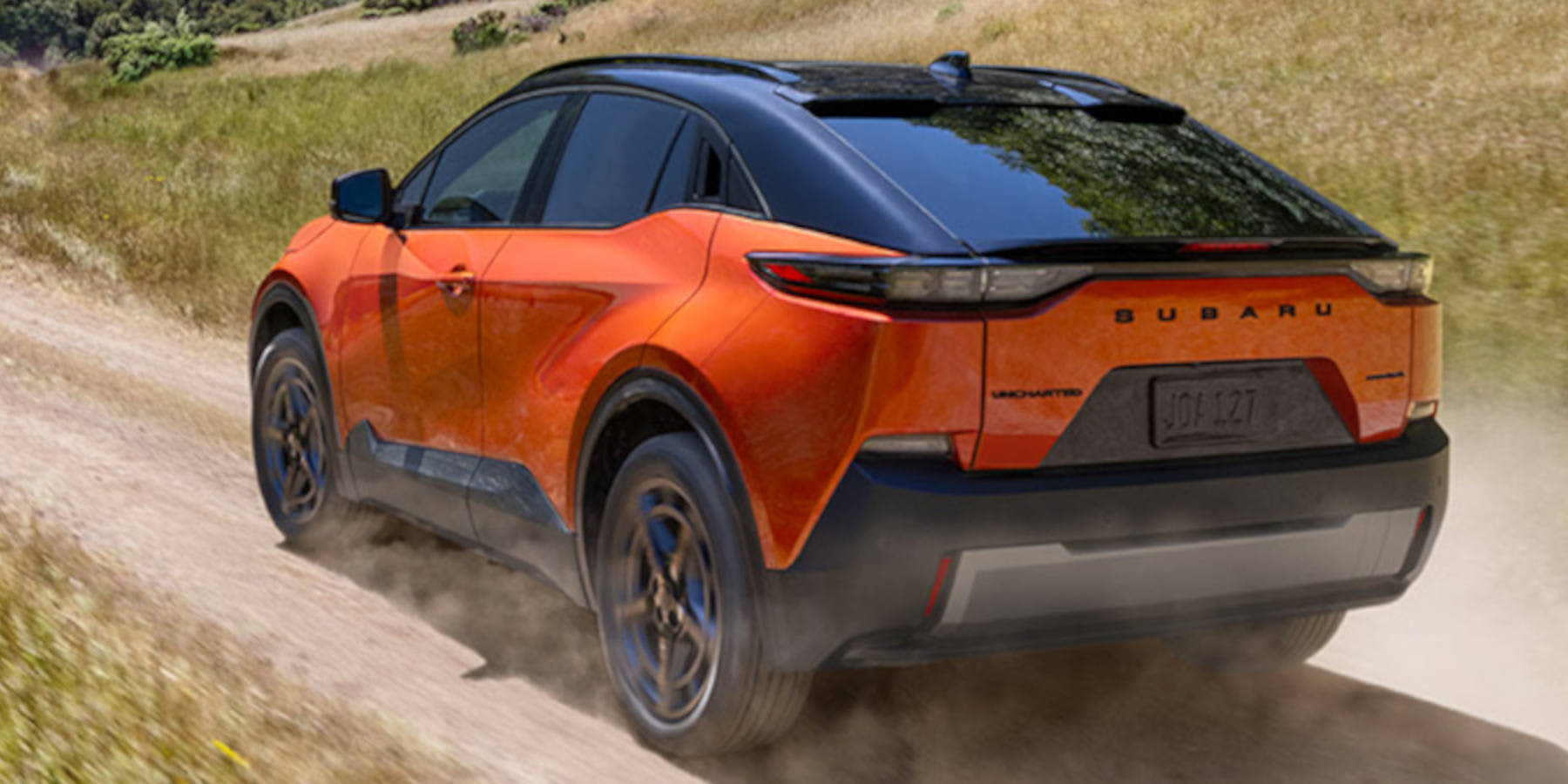 Subaru Uncharted Schrägansicht von hinten
