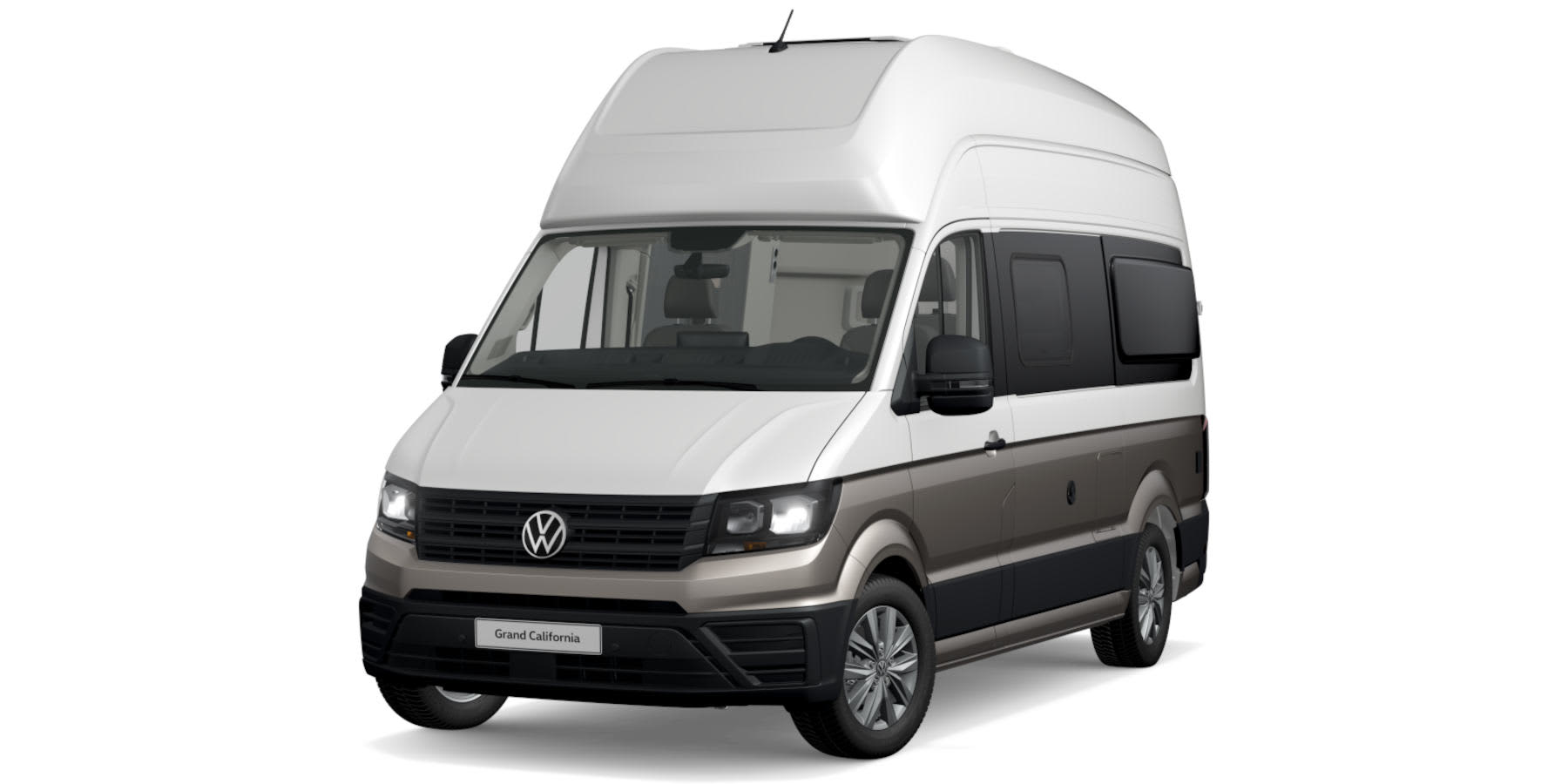 VW Grand California Frontalansicht schräg