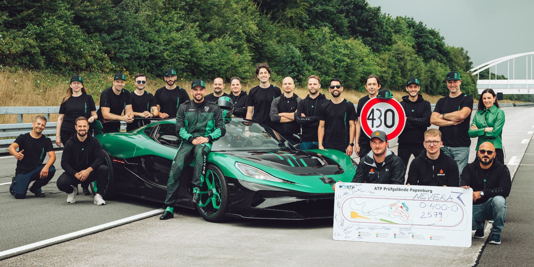 Rimac Nevera R Rennstrecke Rekord