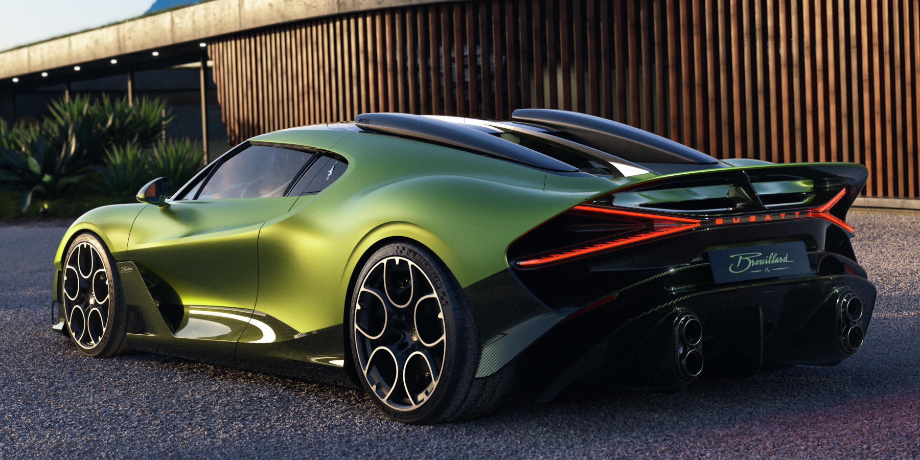 Bugatti Brouillard Heck