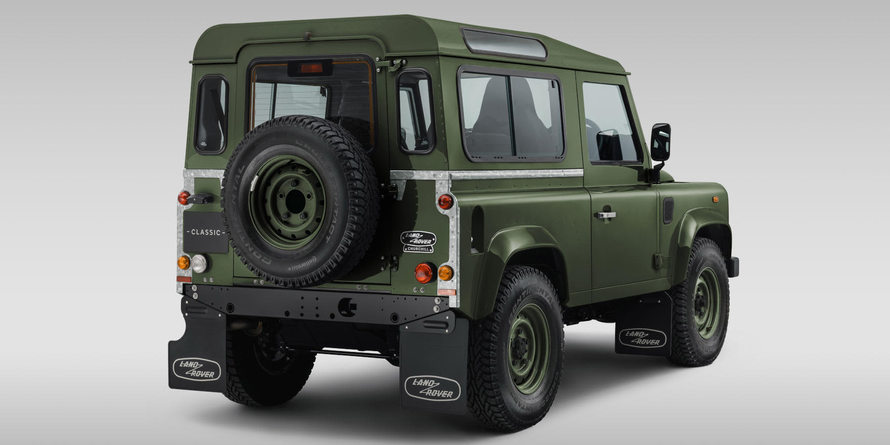 Land Rover Classic Defender V8 Churchill Heck