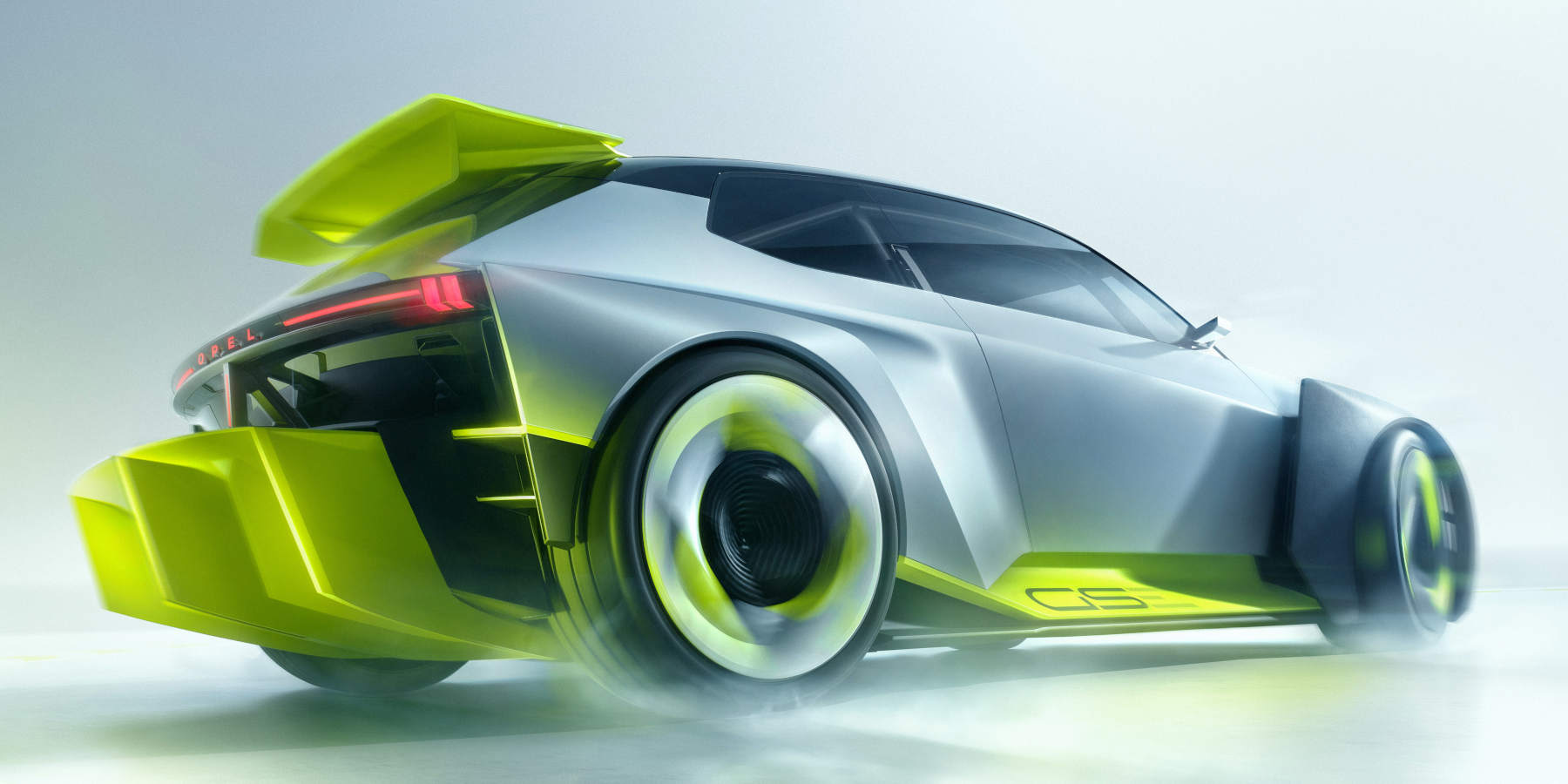 Opel Corsa GSE Vision Gran Turismo Heck seitlich