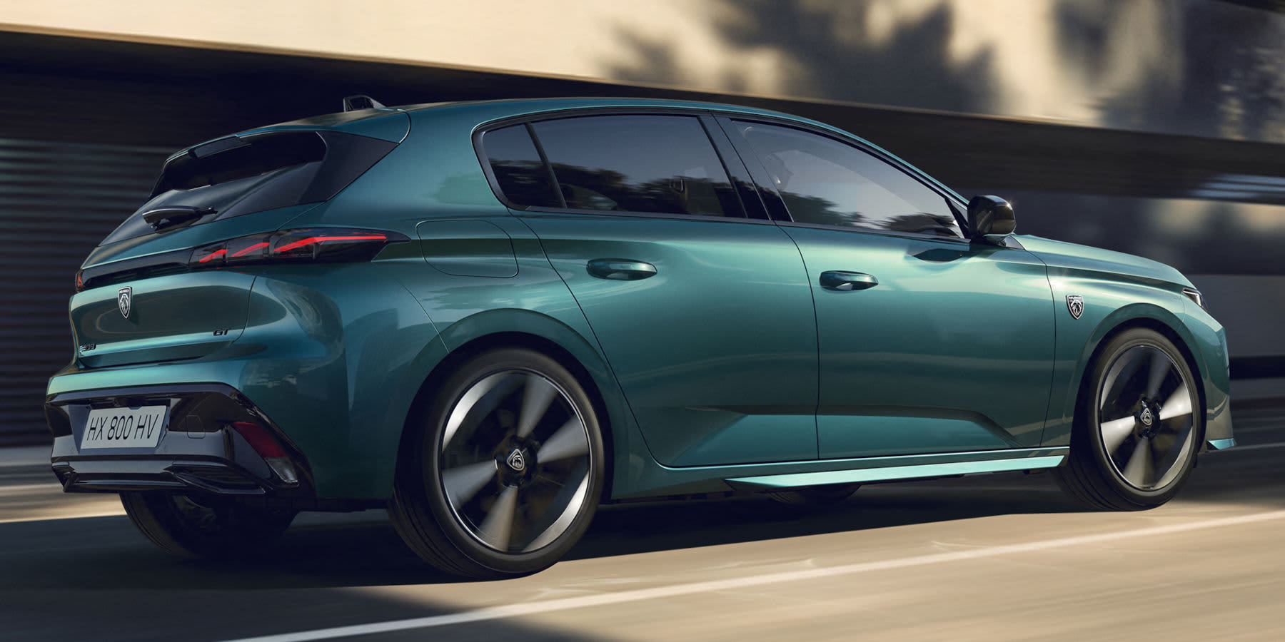Peugeot 308 Facelift Heck seitlich