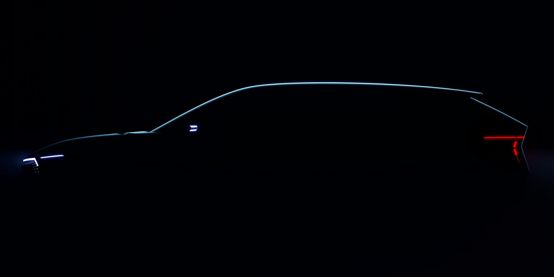 Skoda Vision O Konzeptstudie Teaser: Silhouette