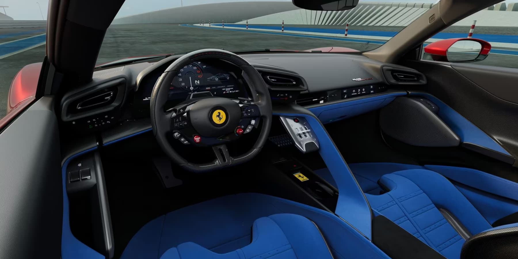 Ferrari 849 Testarossa Innenraum Cockpit