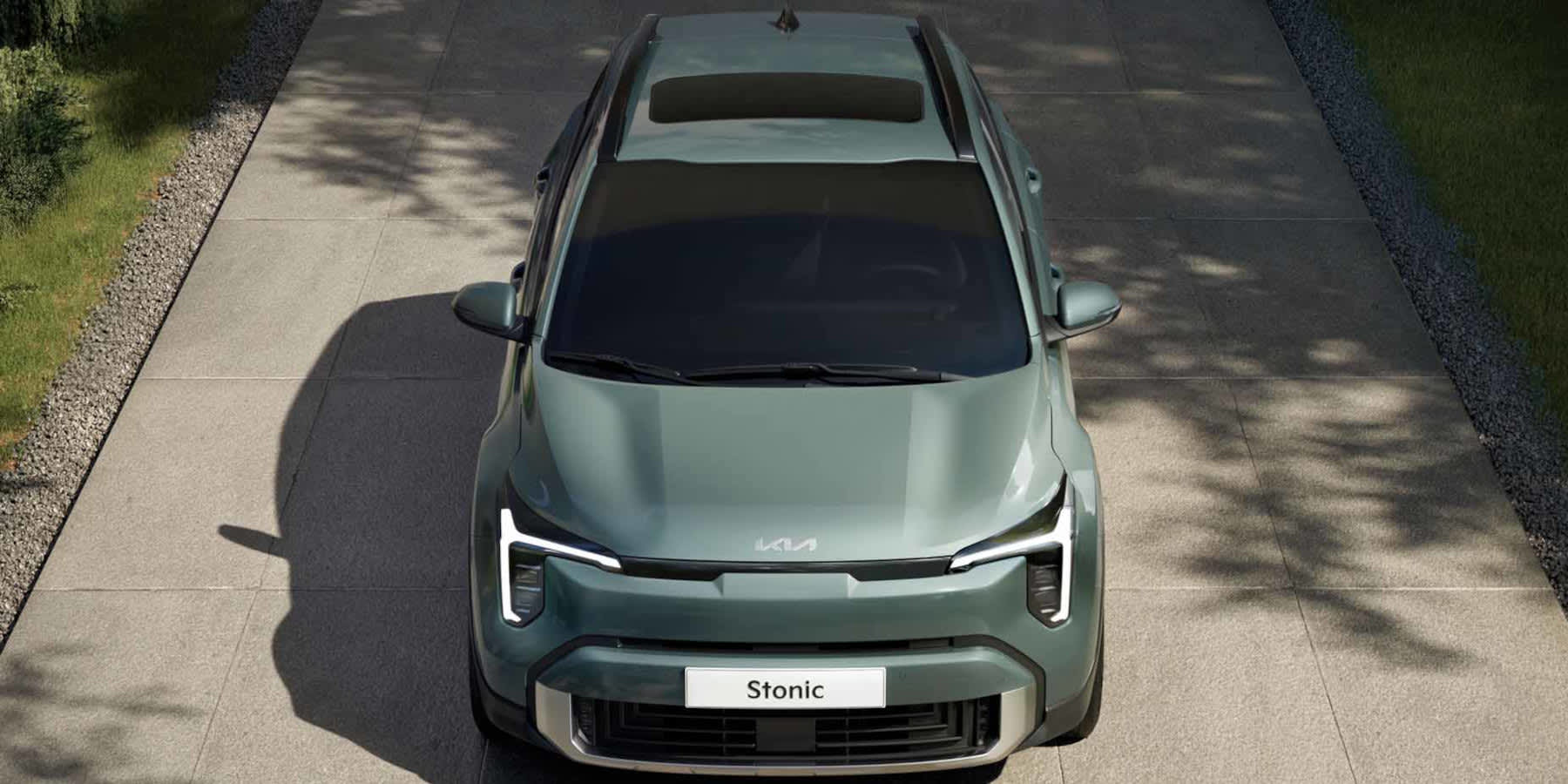 Kia Stonic Modelljahr 2026 Front Vogelperspektive