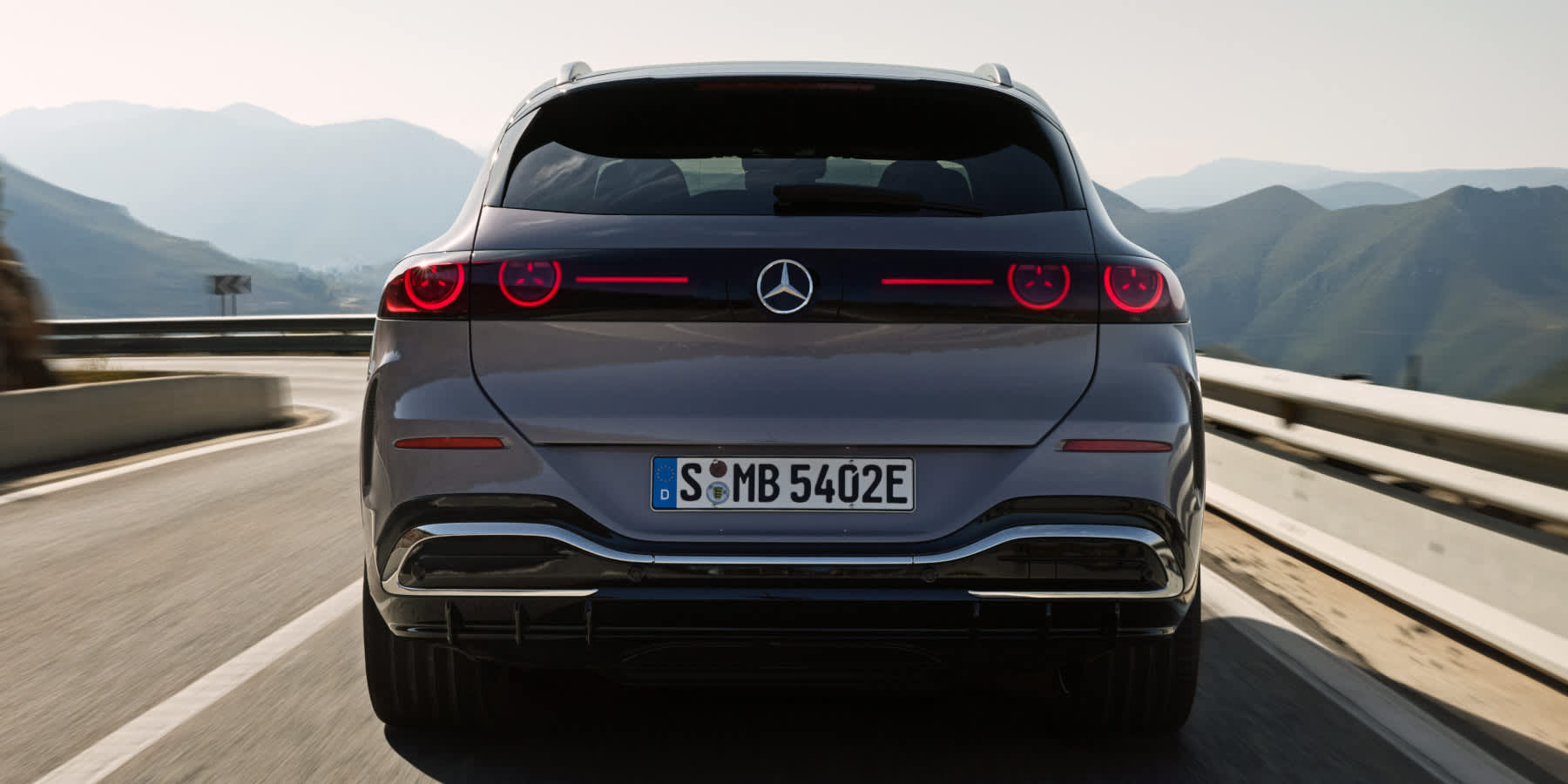Mercedes GLC Elektro Heck Totale