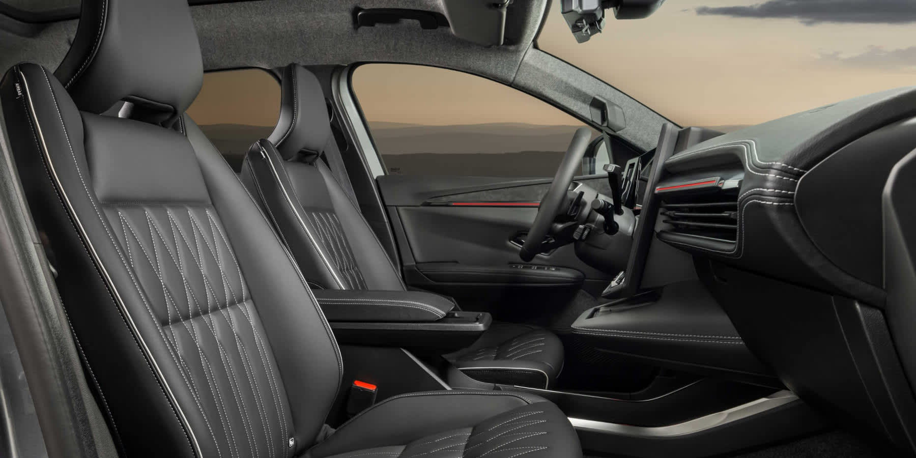 Mitsubishi Eclipse Cross Innenraum Seite Einblick Sitze