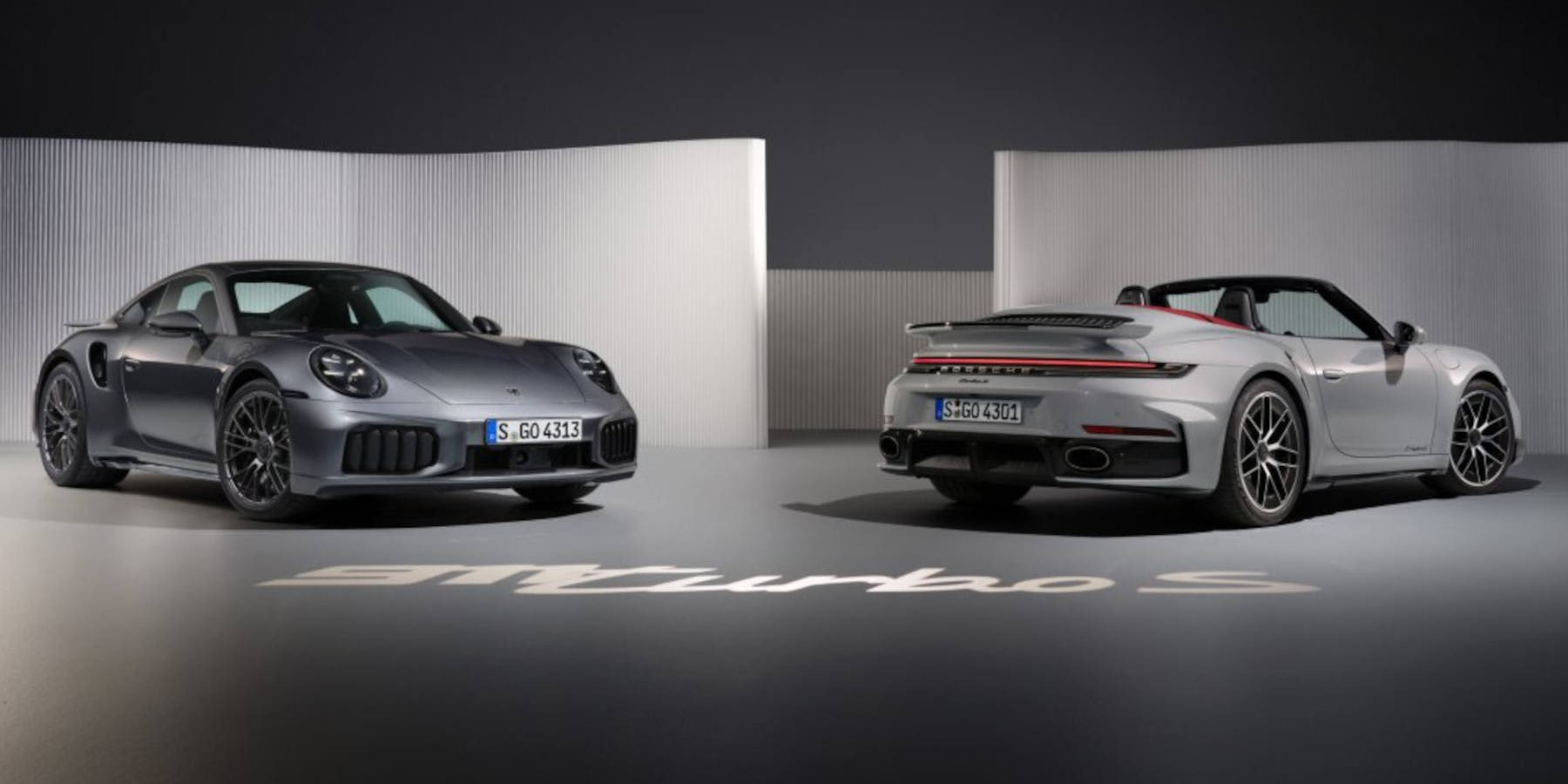 Porsche 911 Turbo S mit Cabriolet