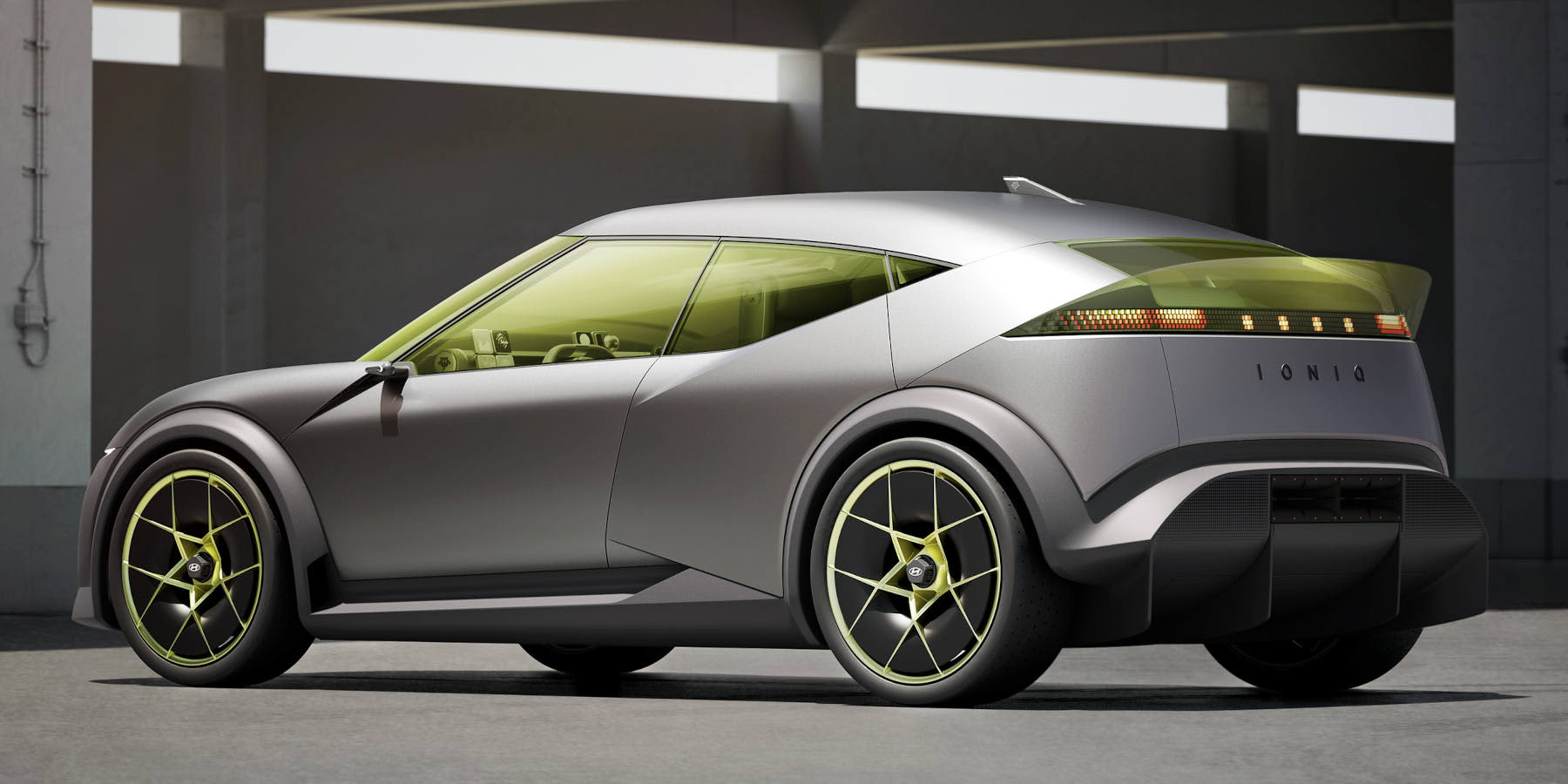 Hyundai Concept THREE Heck seitlich