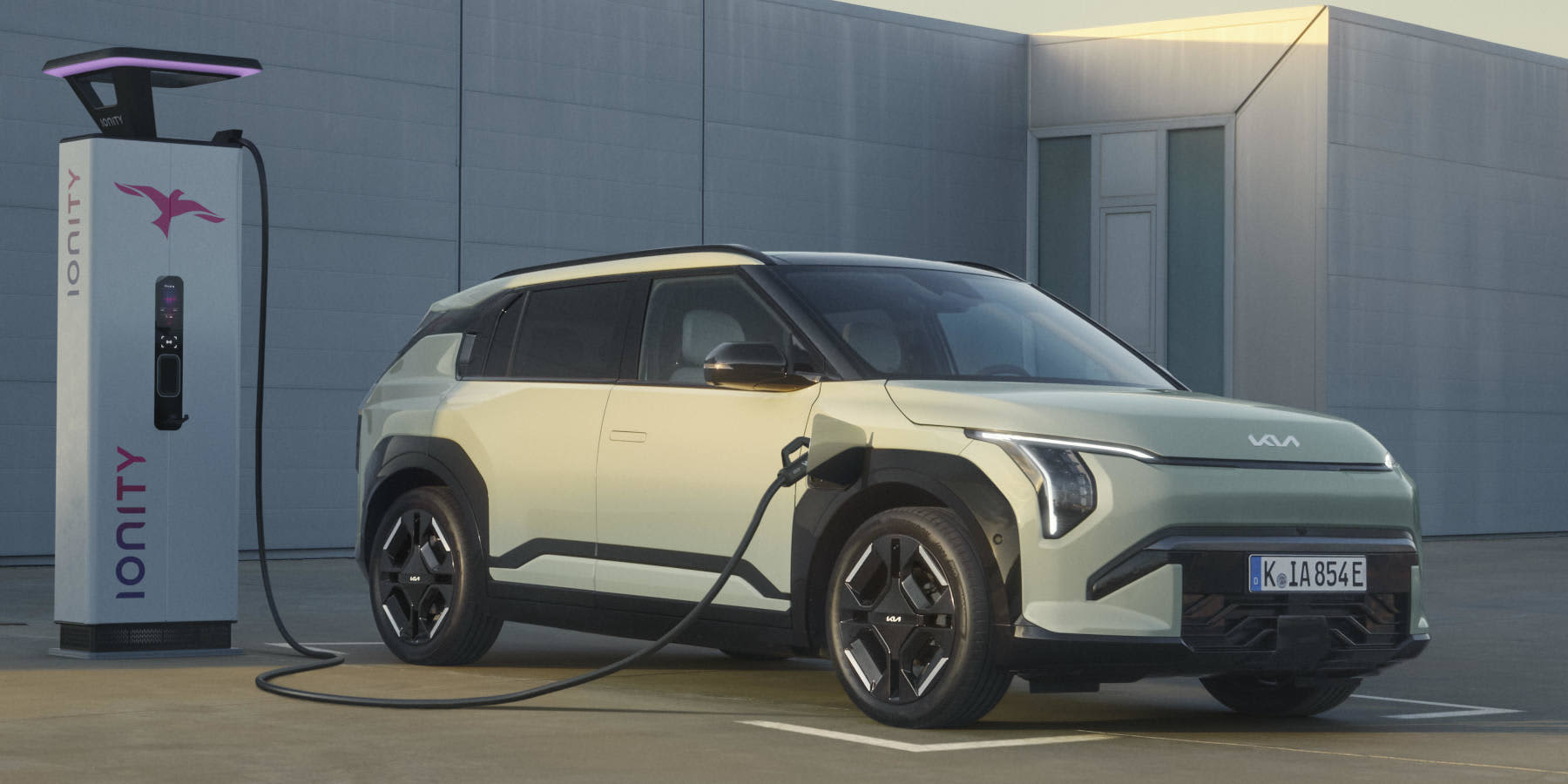 Kia EV3 an Ladesäule