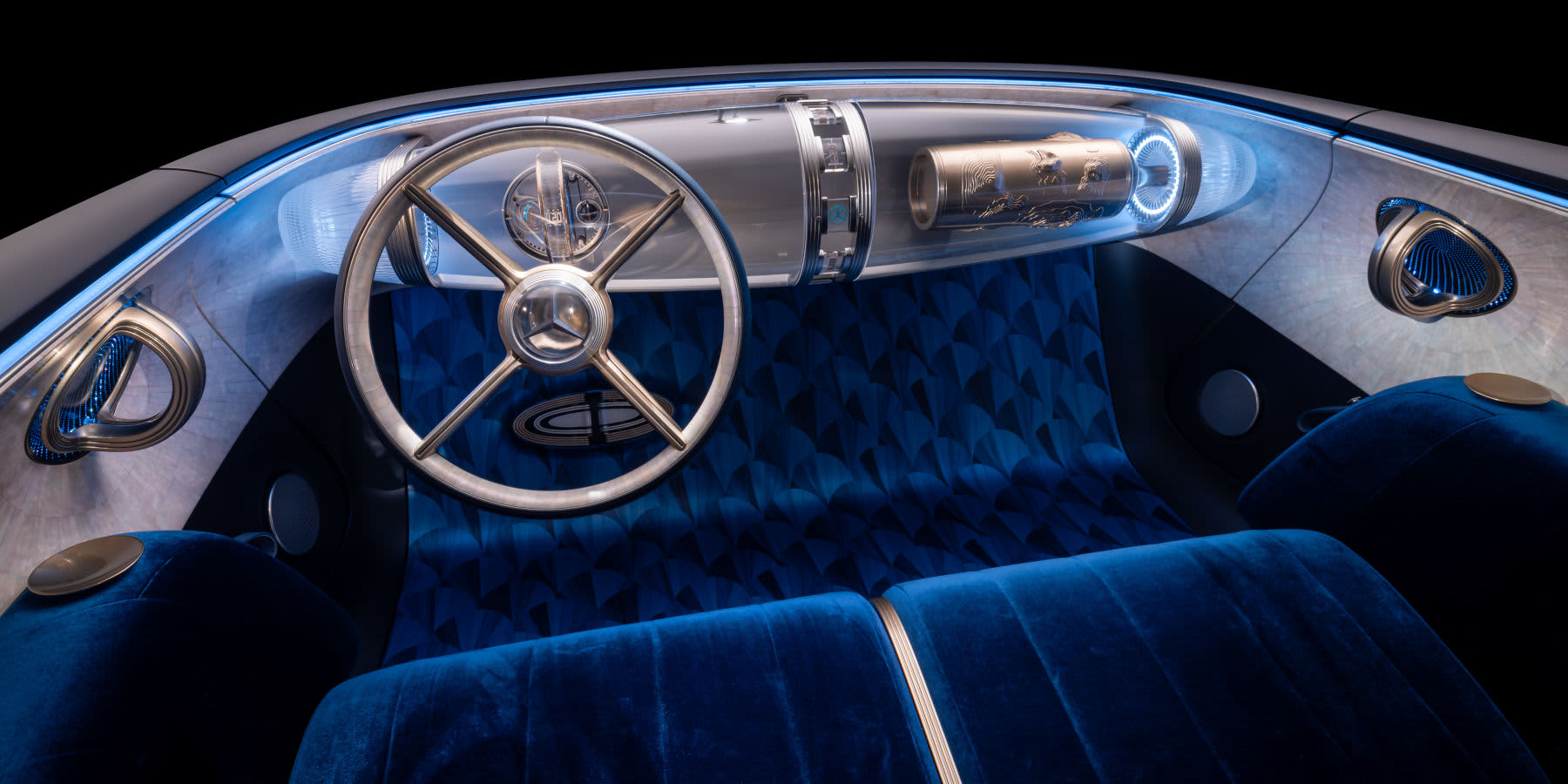 Mercedes-Benz Vision Iconic Innenraum Cockpit