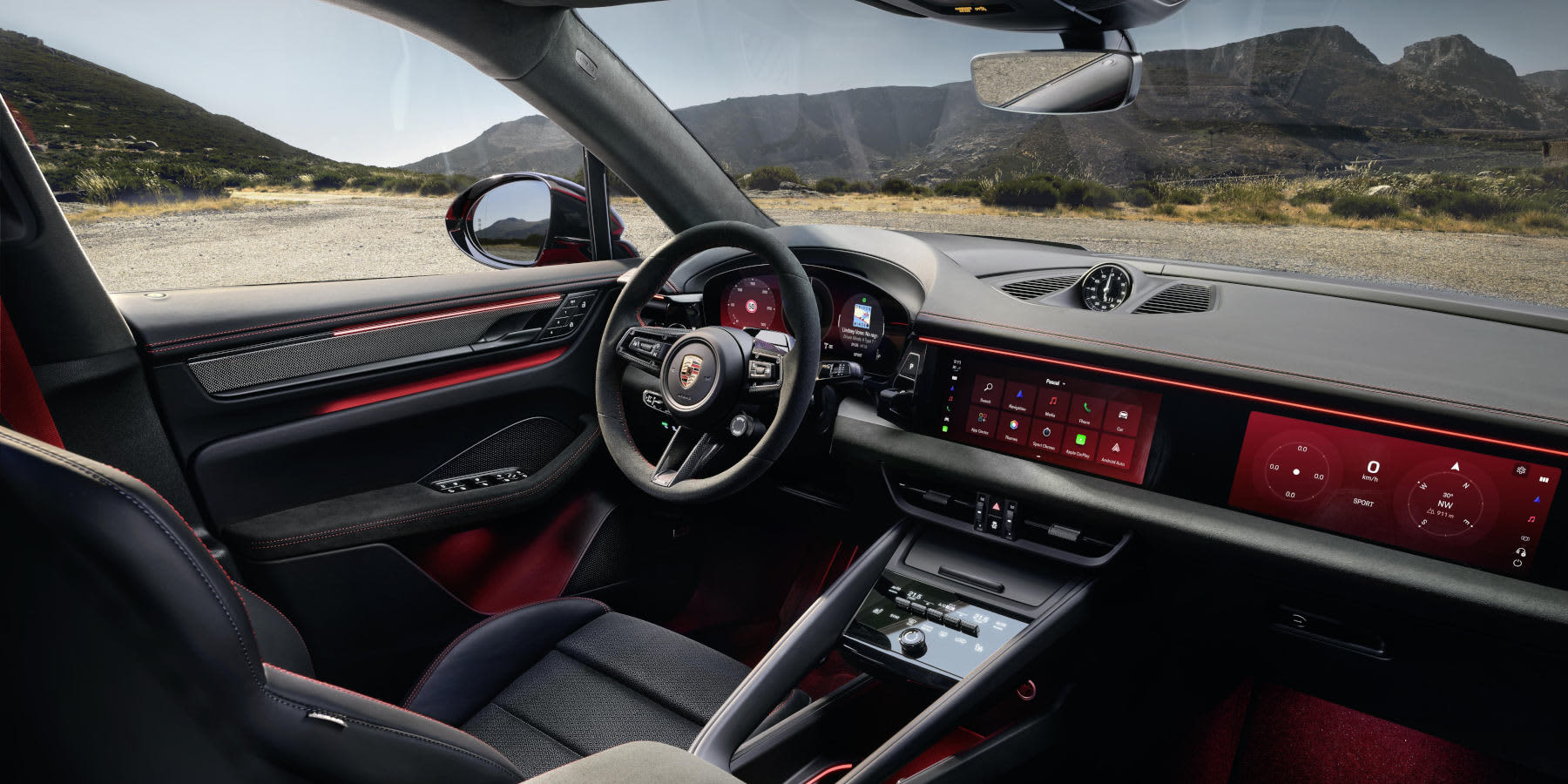 Porsche Macan GTS Innenraum Cockpit