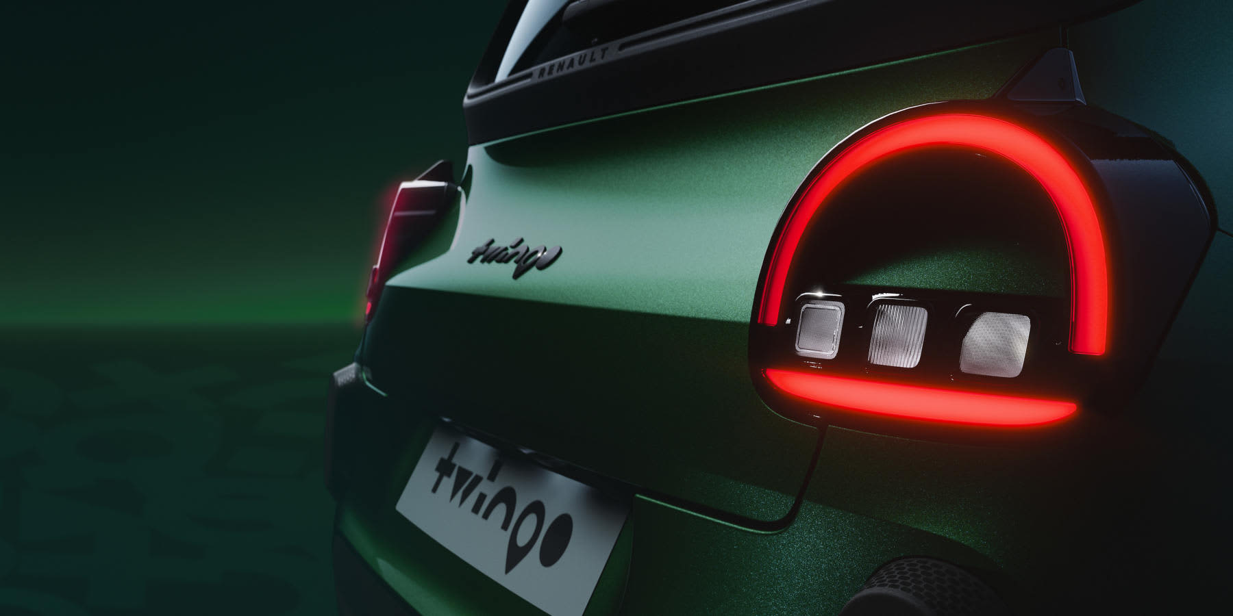 Renault Twingo E-Tech Electric Teaser Heck