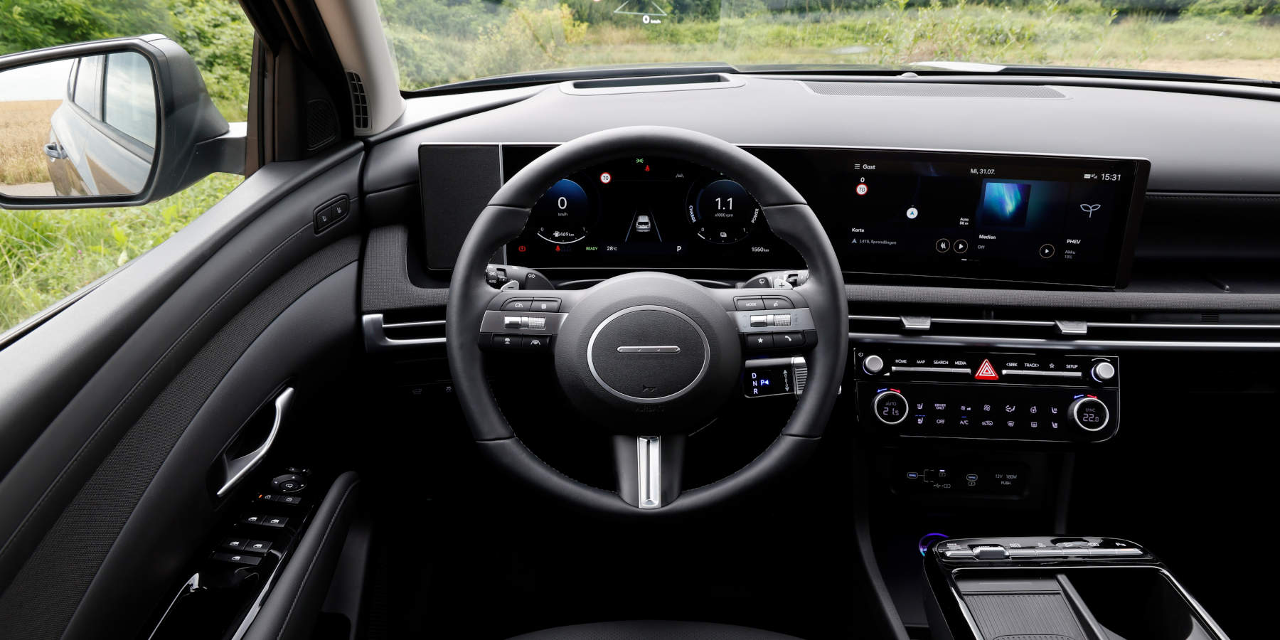Hyundai Tucson Modelljahr 2026 Innenraum Cockpit Lenkrad